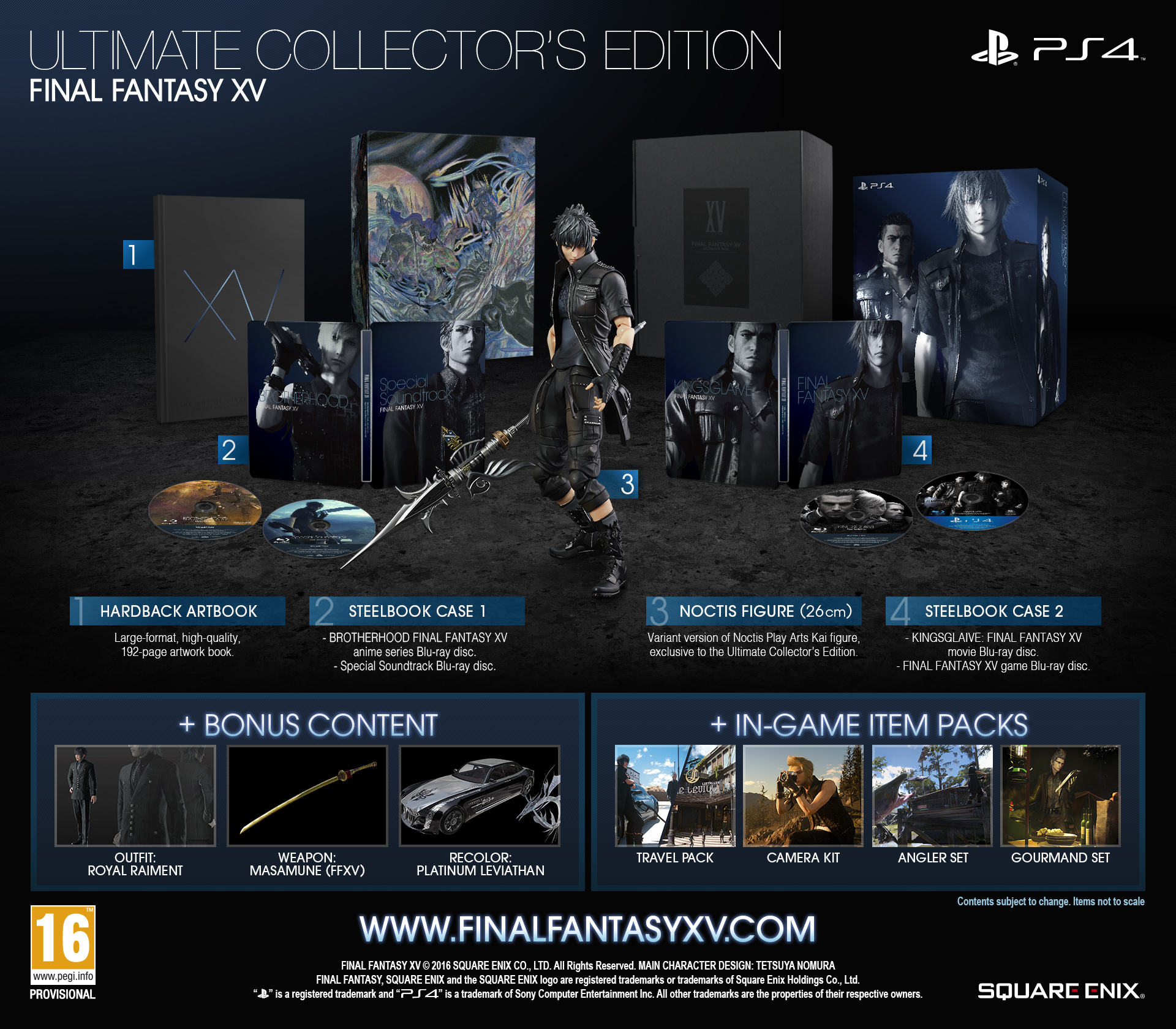FINAL FANTASY XV Ultimate Collector's Edition [PS4]