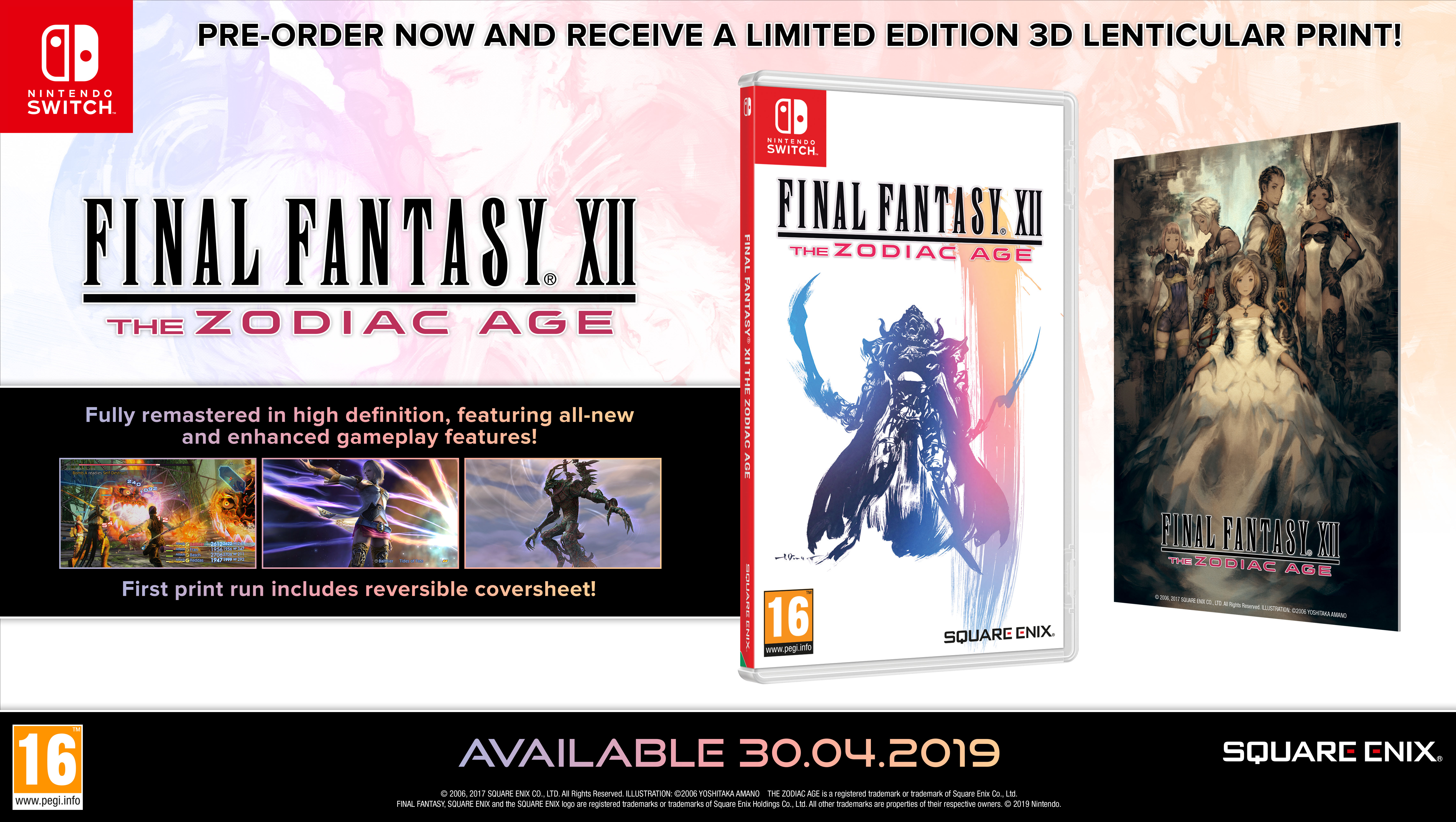 Final Fantasy Xii The Zodiac Age Nintendo Switch Square Enix Store