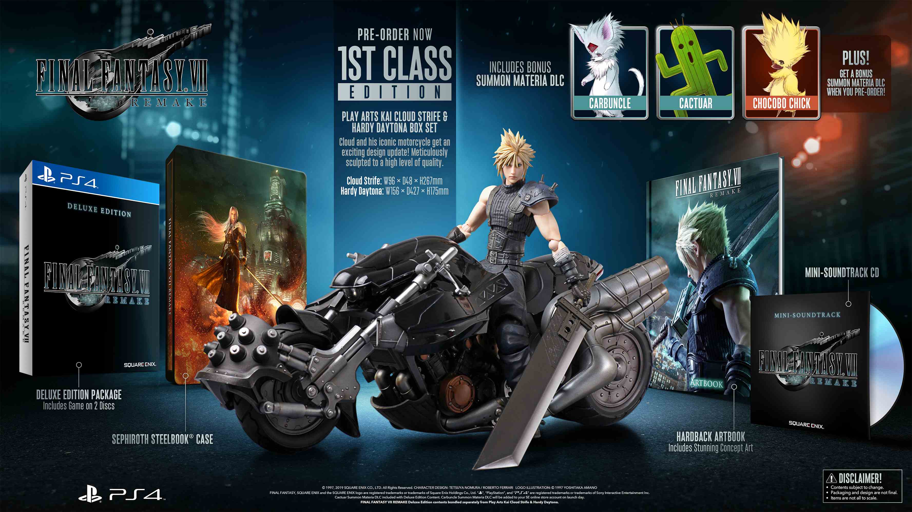 ผลการค้นหารูปภาพสำหรับ ff7 remake 1st class edition