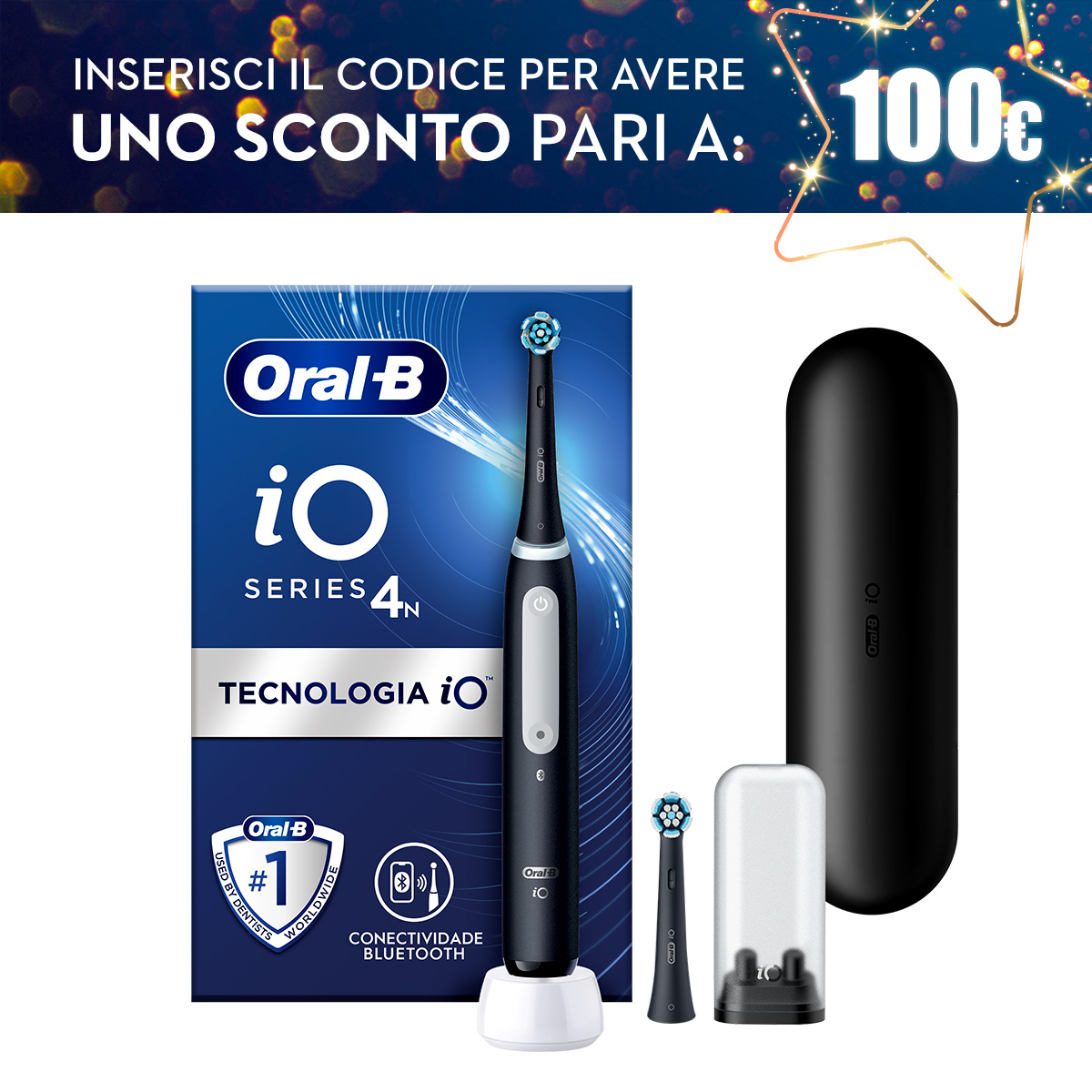 Oral-B Spazzolino Elettrico IO 4n Nero | Oral B Store