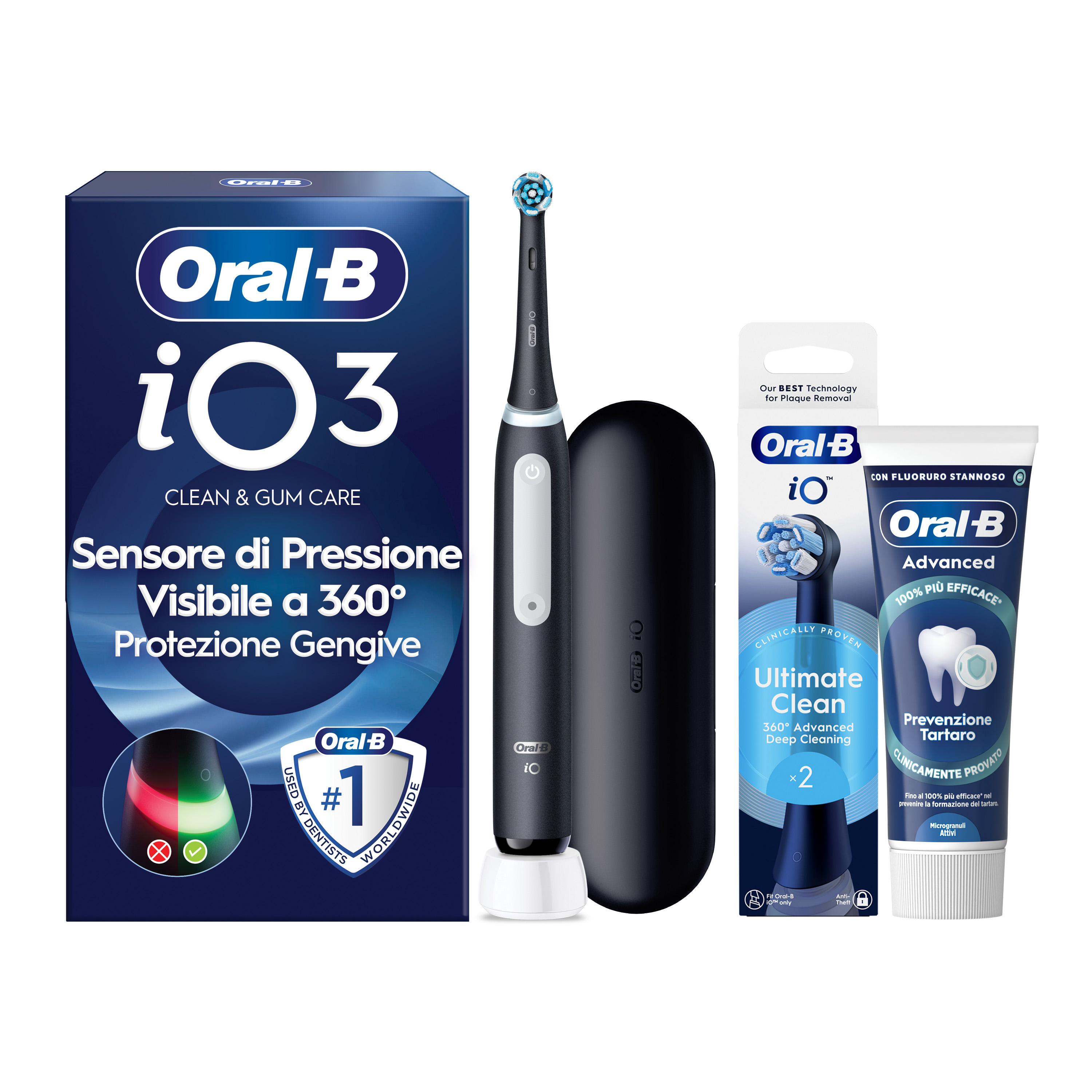 Oral-B Spazzolino Elettrico iO 3 Nero - Tecnologia Avanzata - Sensore di Pressione - Immagine 29