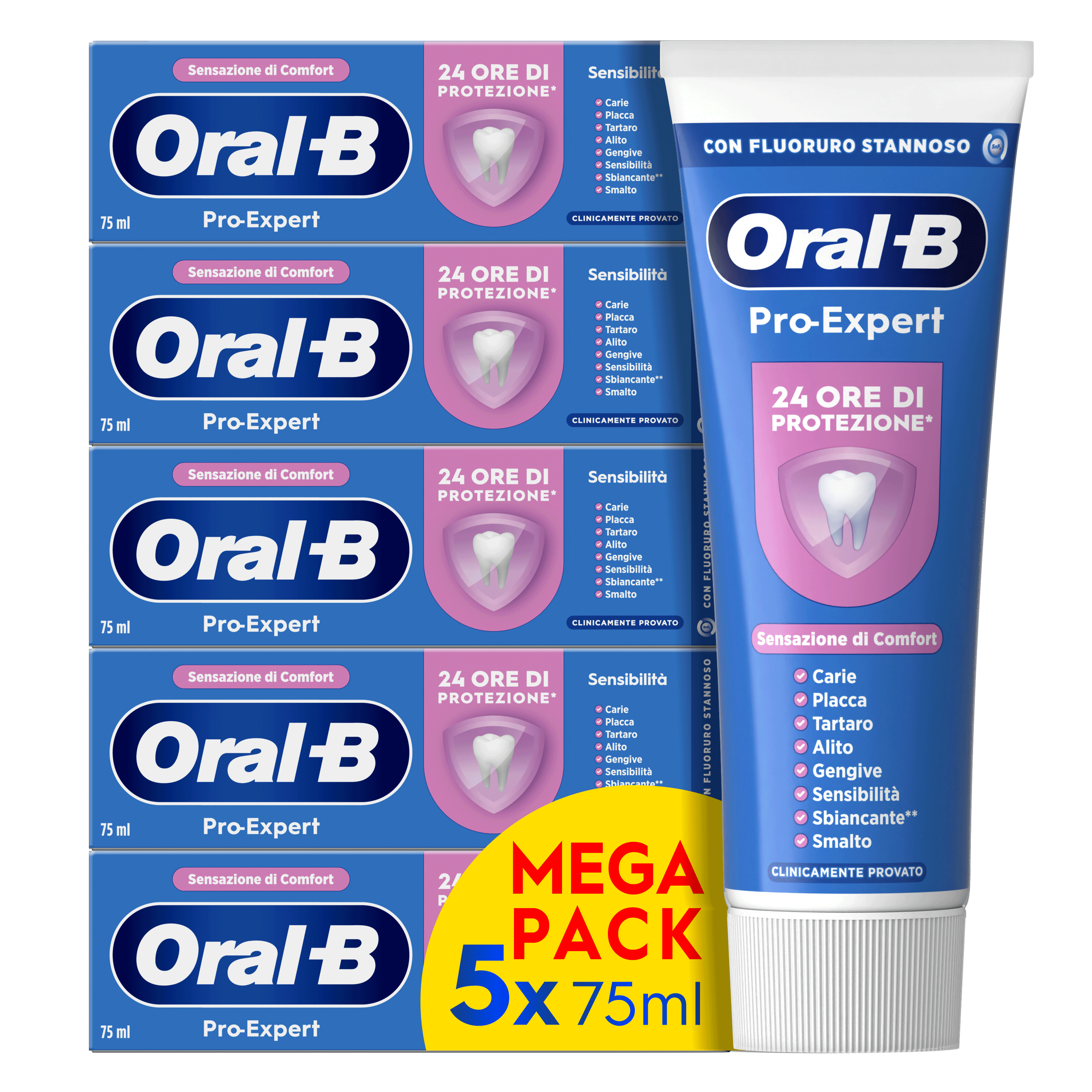 Oral-B Dentifricio Pro-Expert Sensibilità (5X75ml)