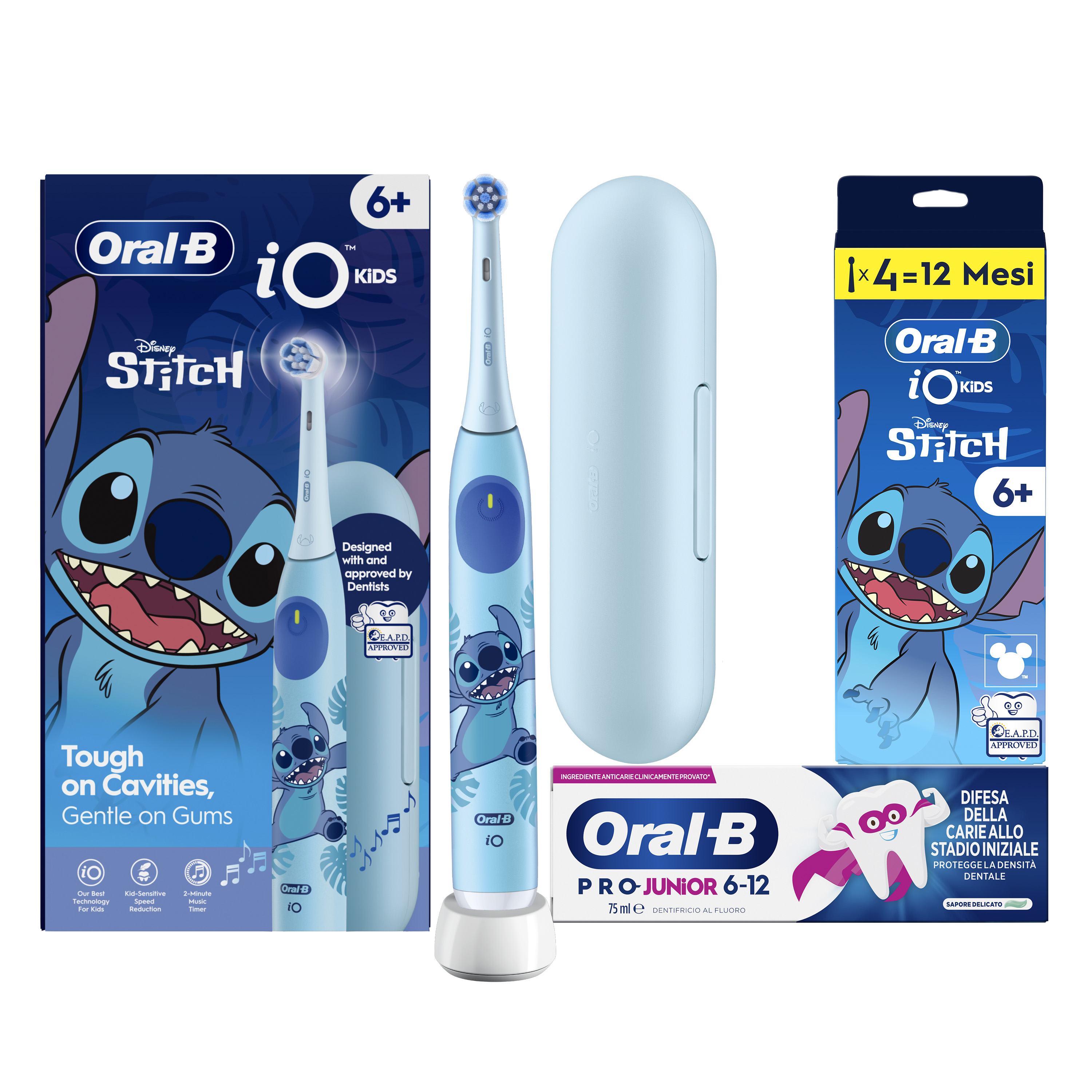 Oral-B iO Kids 6+ Spazzolino Elettrico Stitch Disney - Morbido - Rosa - Immagine 18