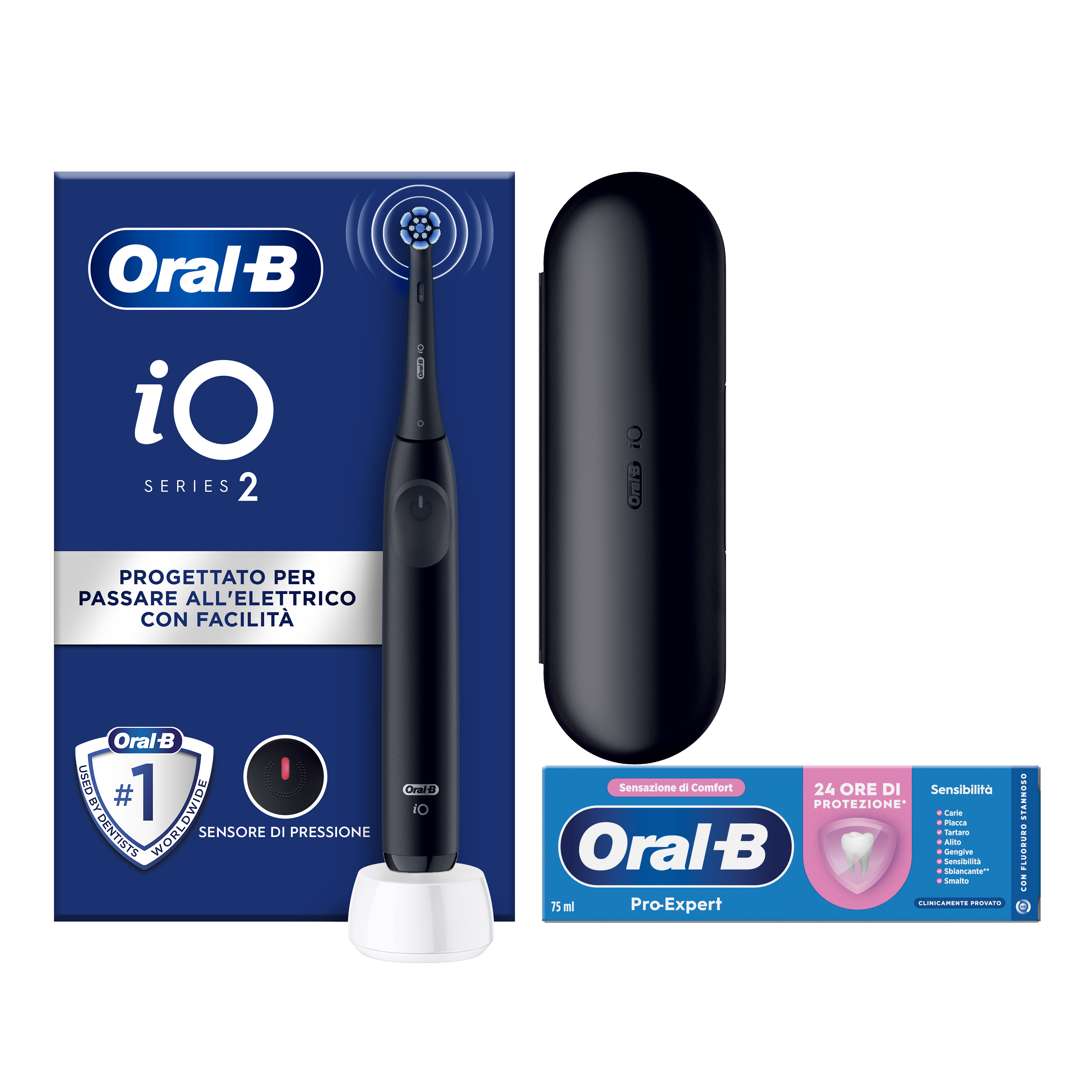 Oral-B - iO 2 - Spazzolino Elettrico - 3 Modalità - Nero - Immagine 14