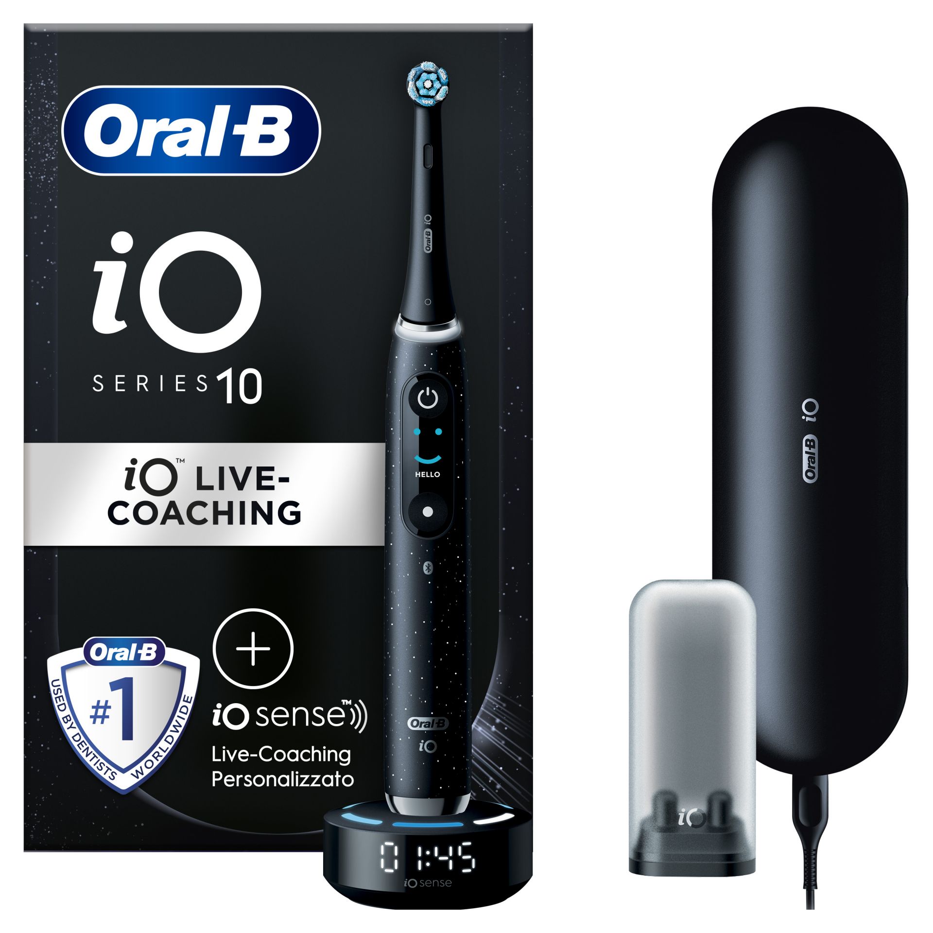 Oral-B iO 10: Spazzolino Elettrico Nero di Alta Qualità