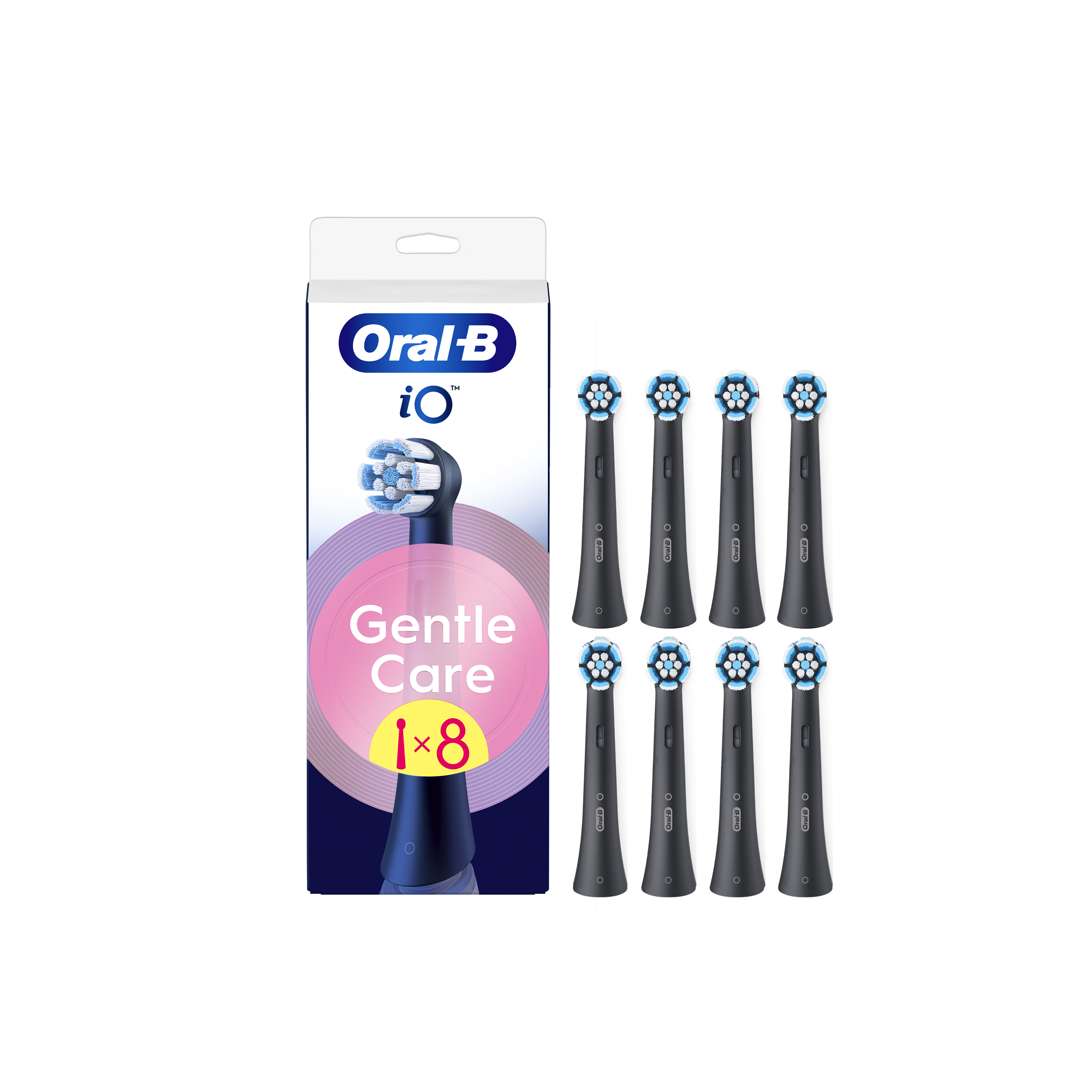 8 ct Deal Pack Pack iO Gentle Care (Black)