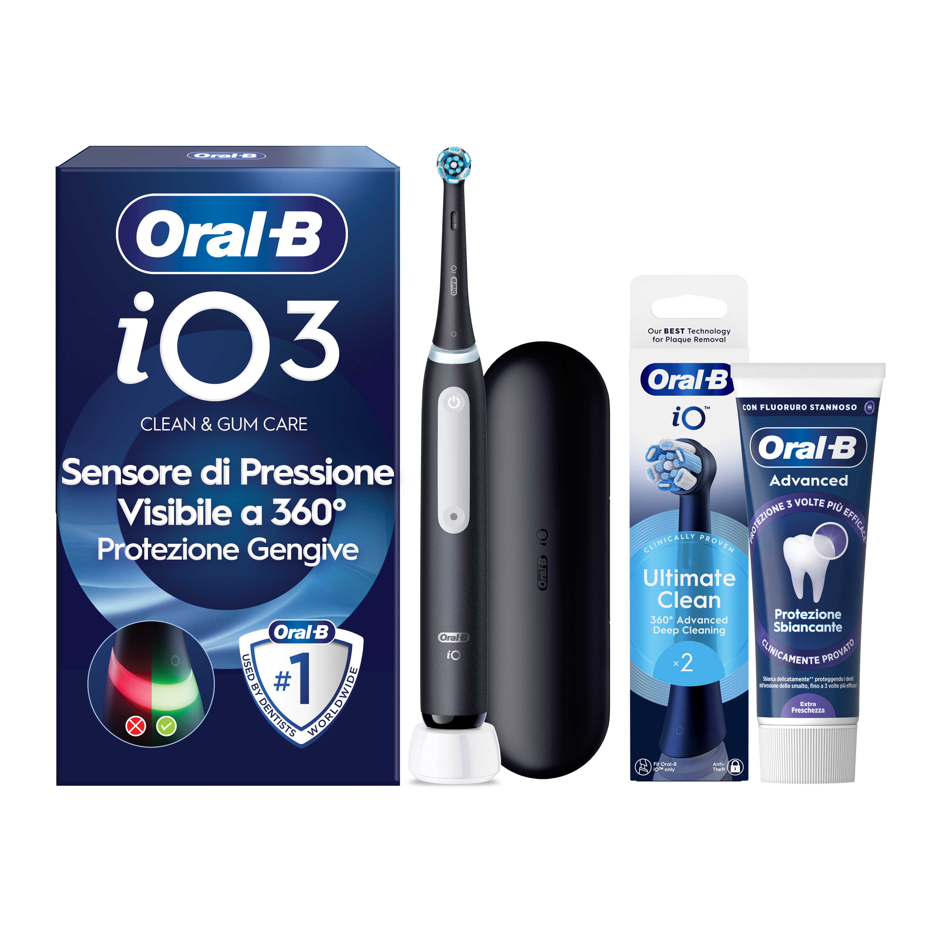 Oral-B Spazzolino Elettrico iO 3 Nero - Tecnologia Avanzata - Sensore di Pressione - Immagine 27