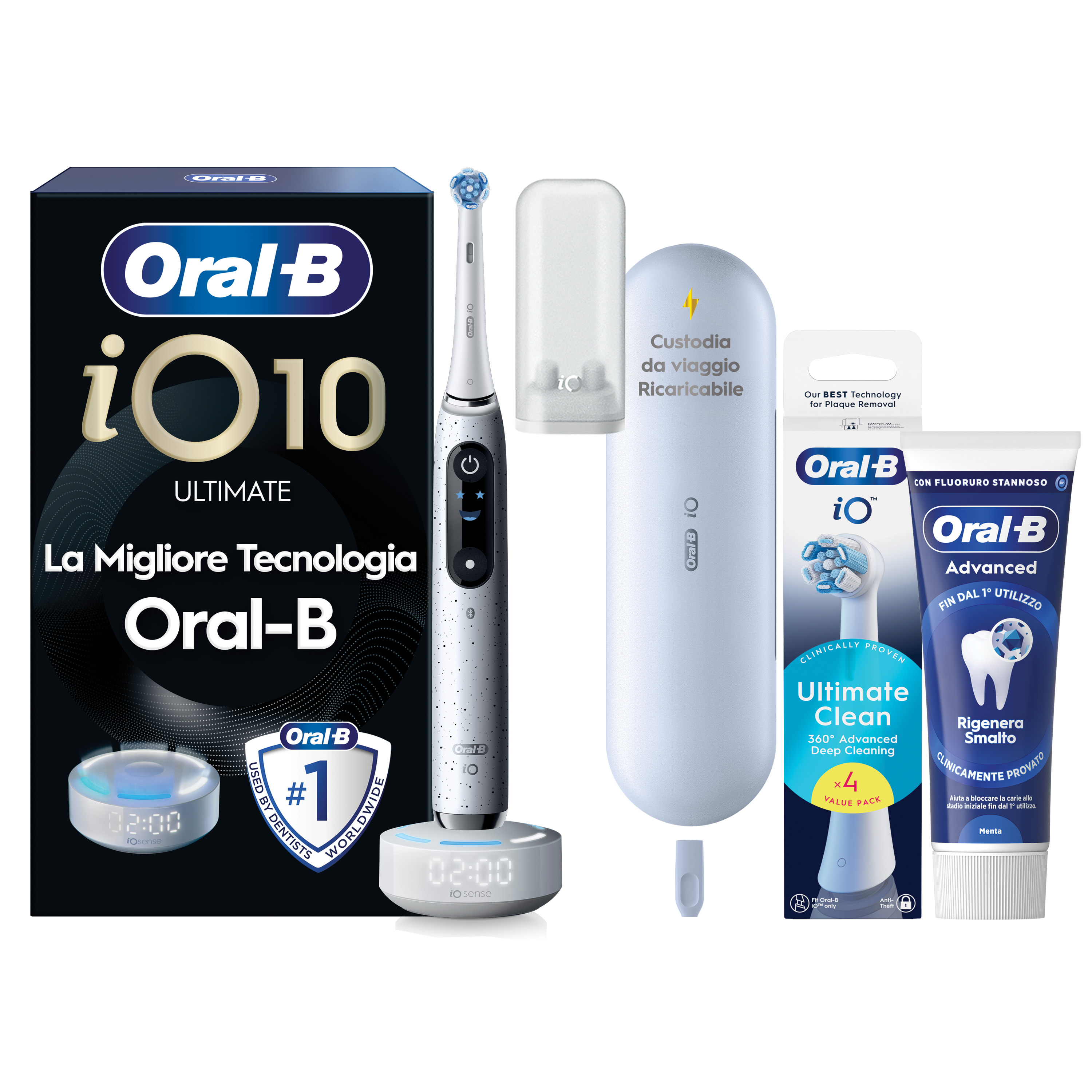 Oral-B - iO 10 - Spazzolino Elettrico - Bianco - Immagine 6
