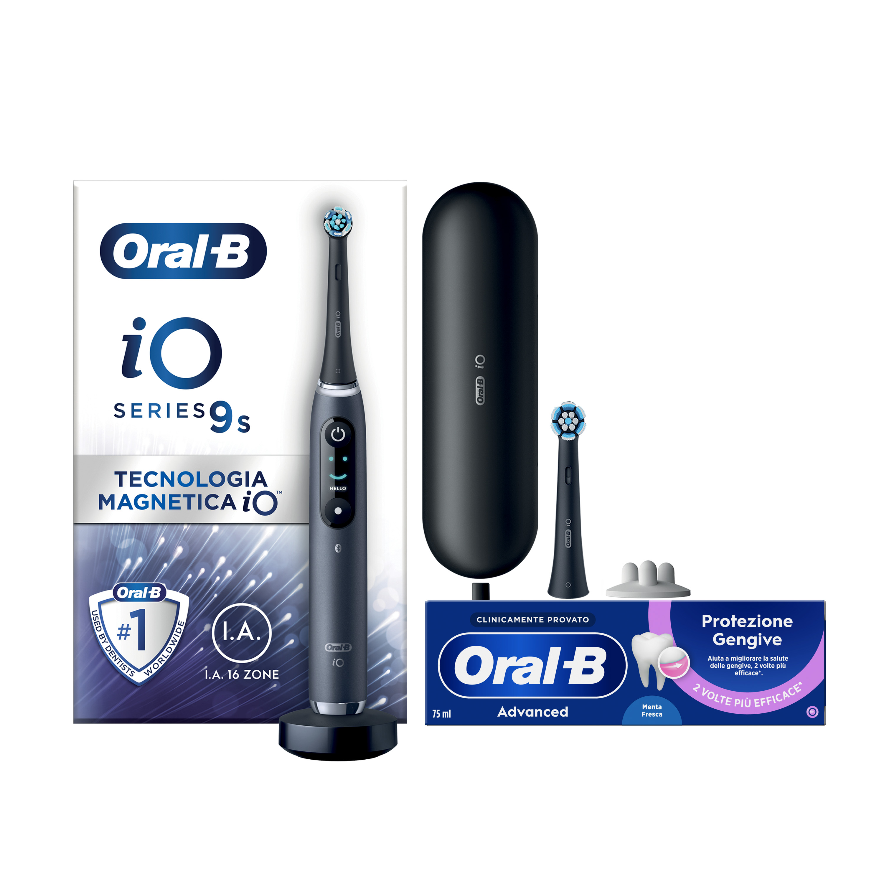 Oral-B - Procter & Gamble Io 9 Black Spazzolino Elettrico + 2 Refill - Immagine 20