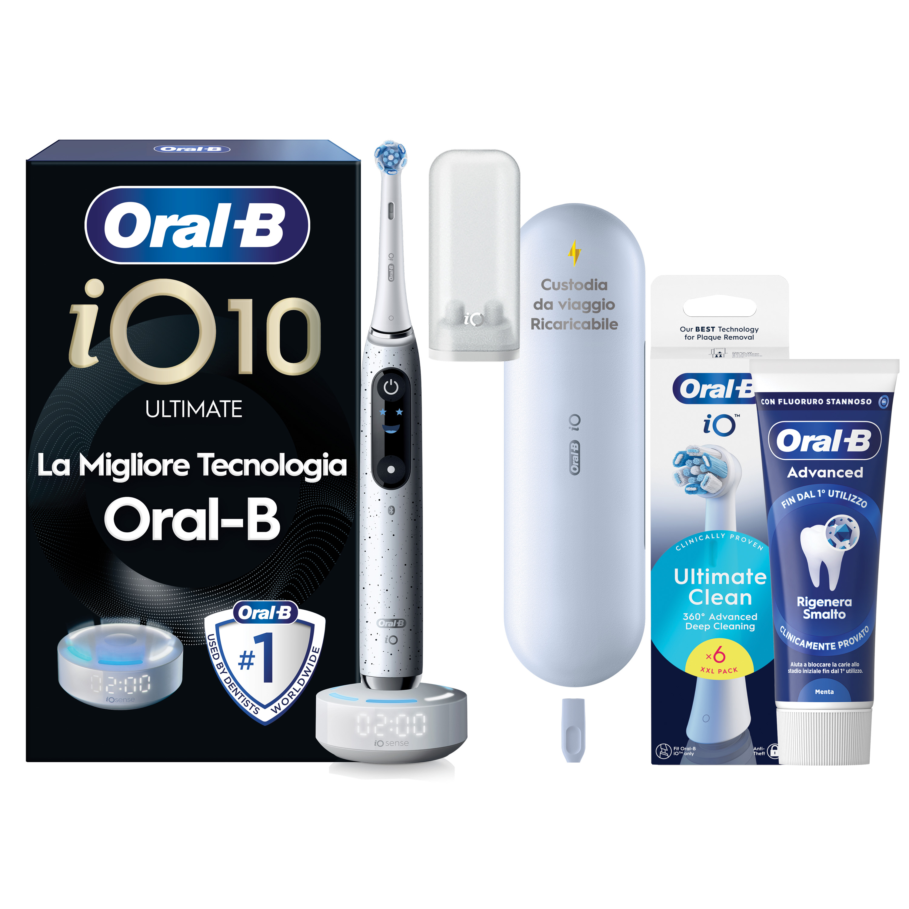 Oral-B - iO 10 - Spazzolino Elettrico - Bianco - Immagine 9