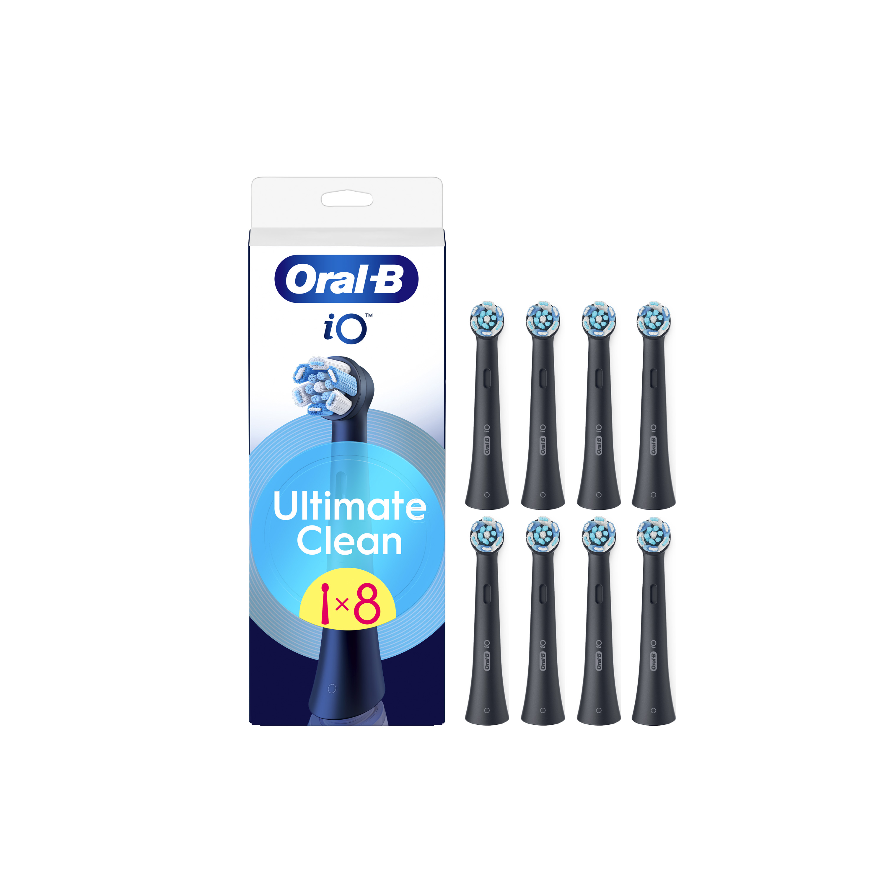 8 ct Deal Pack iO Ultimate Clean (Black)