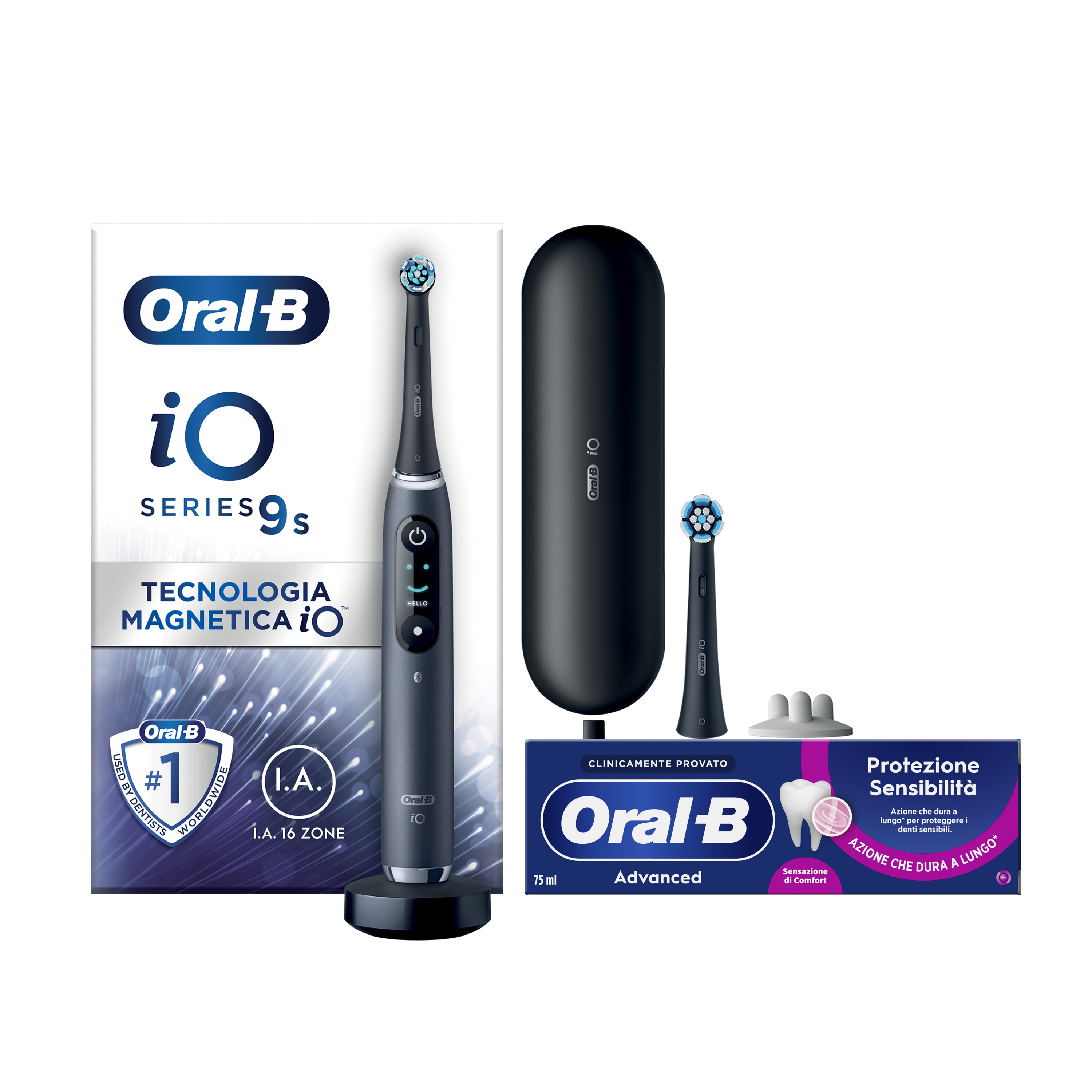 Oral-B - Procter & Gamble Io 9 Black Spazzolino Elettrico + 2 Refill - Immagine 31