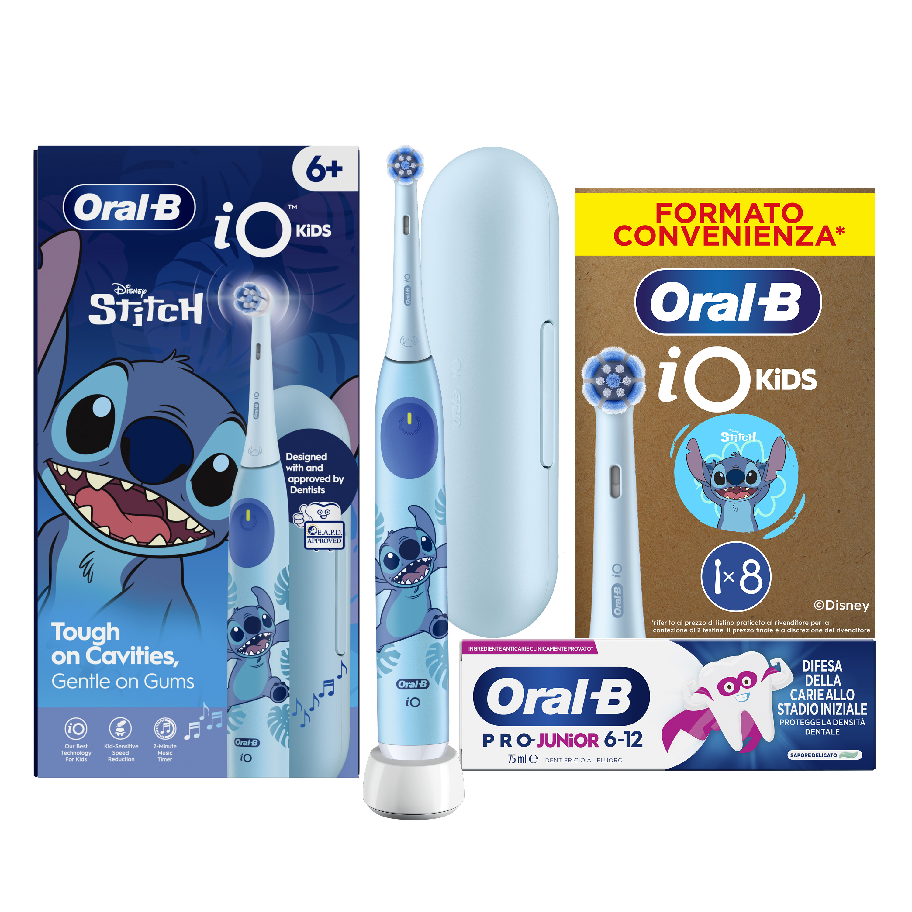 Oral-B iO Kids 6+ Spazzolino Elettrico Stitch Disney - Morbido - Rosa - Immagine 20