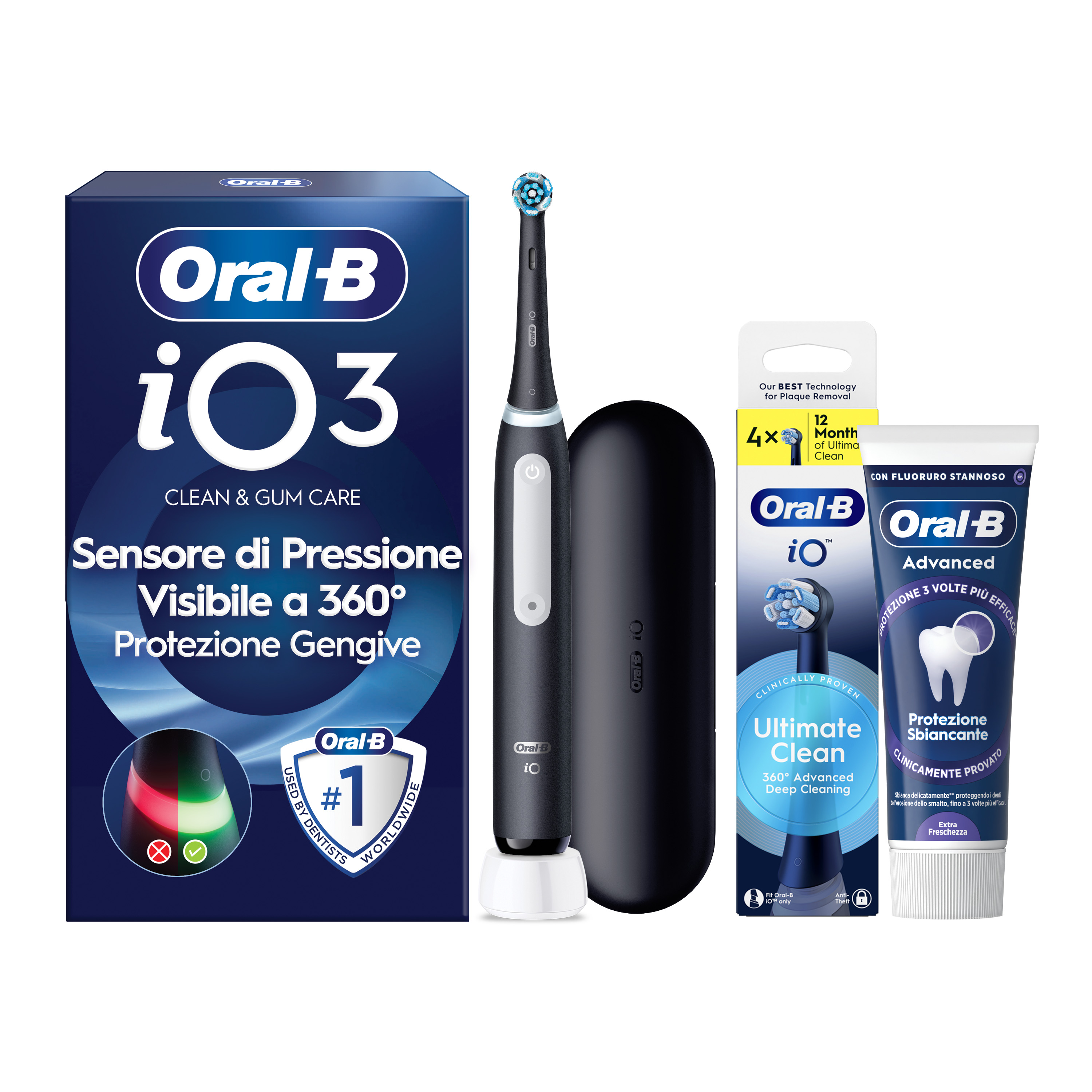 Oral-B Spazzolino Elettrico iO 3 Nero - Tecnologia Avanzata - Sensore di Pressione - Immagine 35