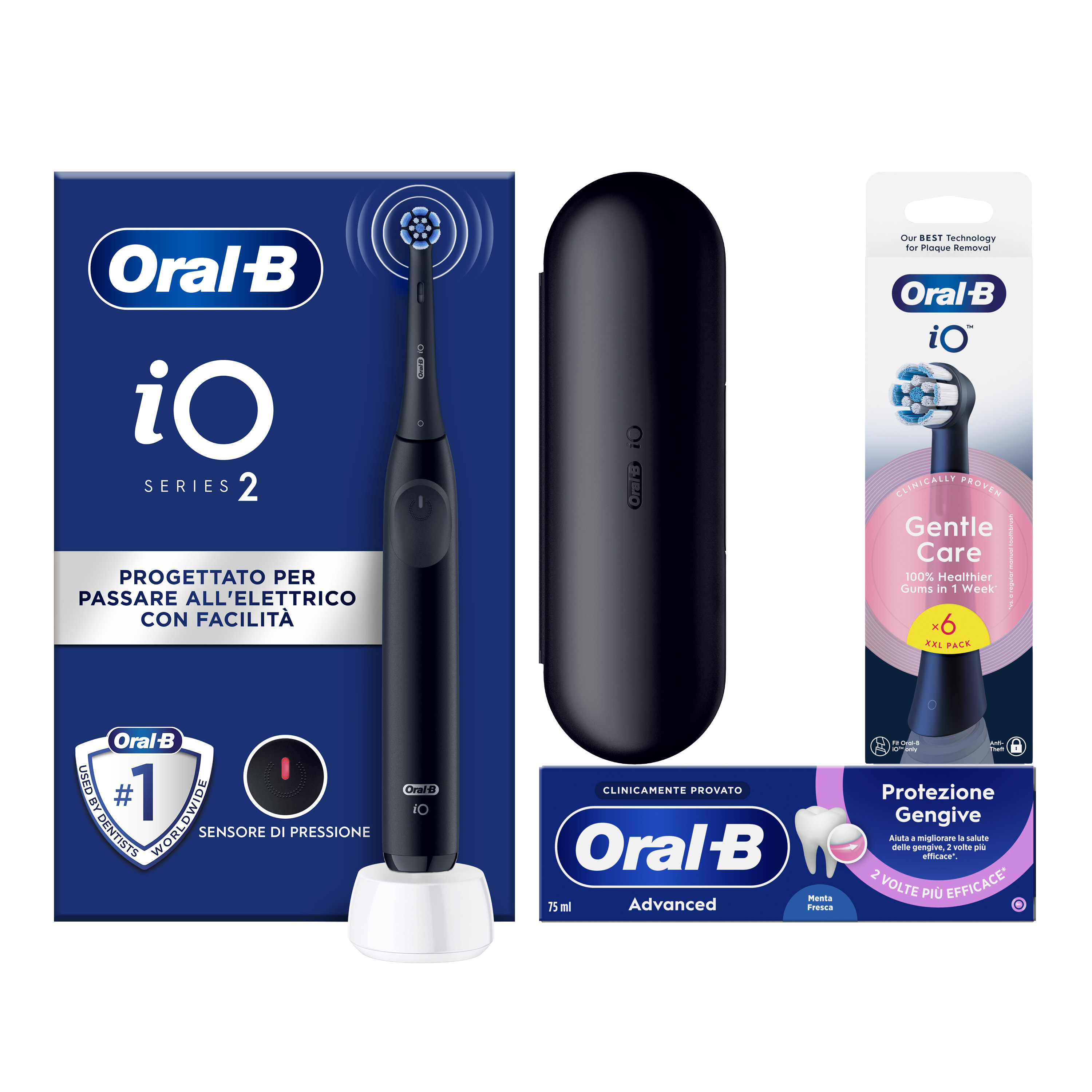 Oral-B - iO 2 - Spazzolino Elettrico - 3 Modalità - Nero - Immagine 21