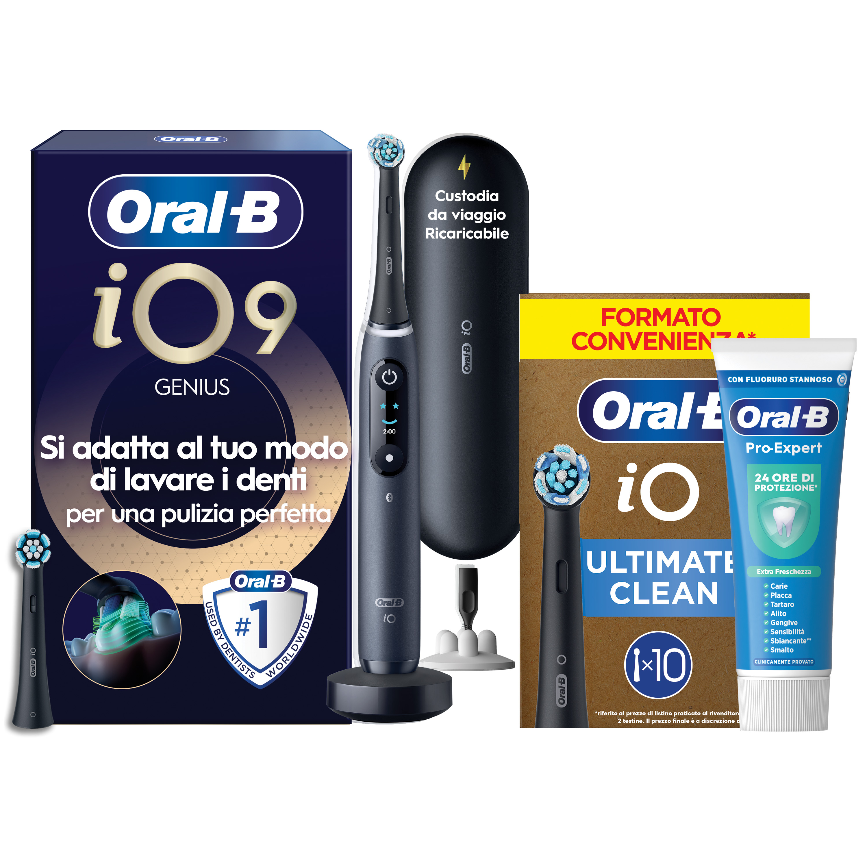 Oral-B - Procter & Gamble Io 9 Black Spazzolino Elettrico + 2 Refill - Immagine 26