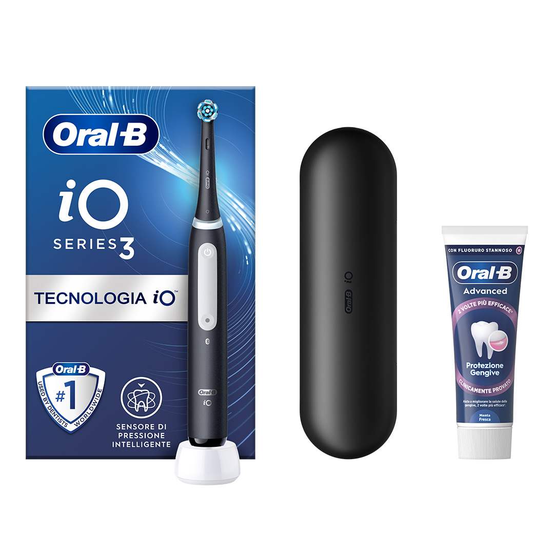 OB PW iO3 BLACK + Dentifricio Oral B