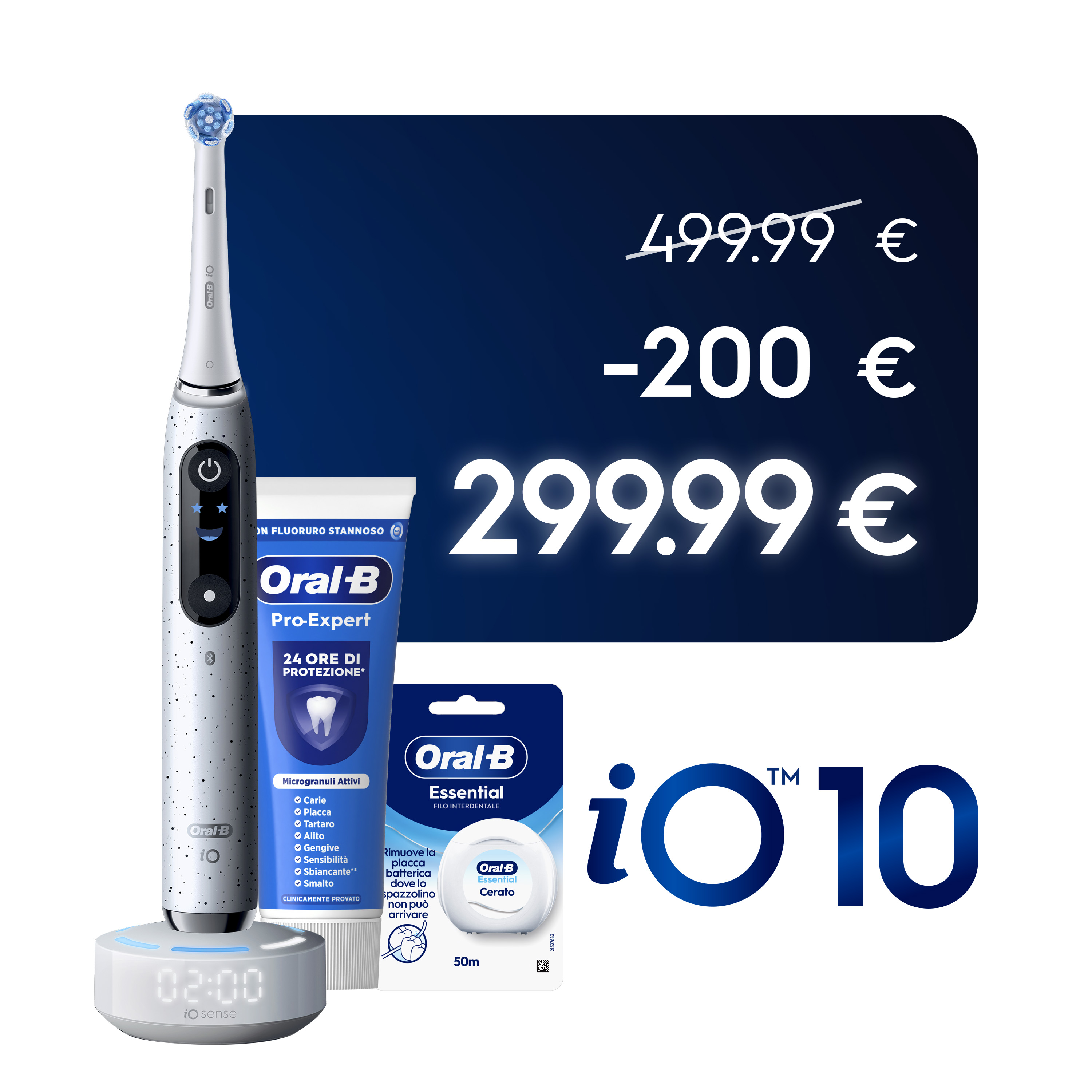 Oral-B - iO 10 - Spazzolino Elettrico - Bianco - Immagine 19