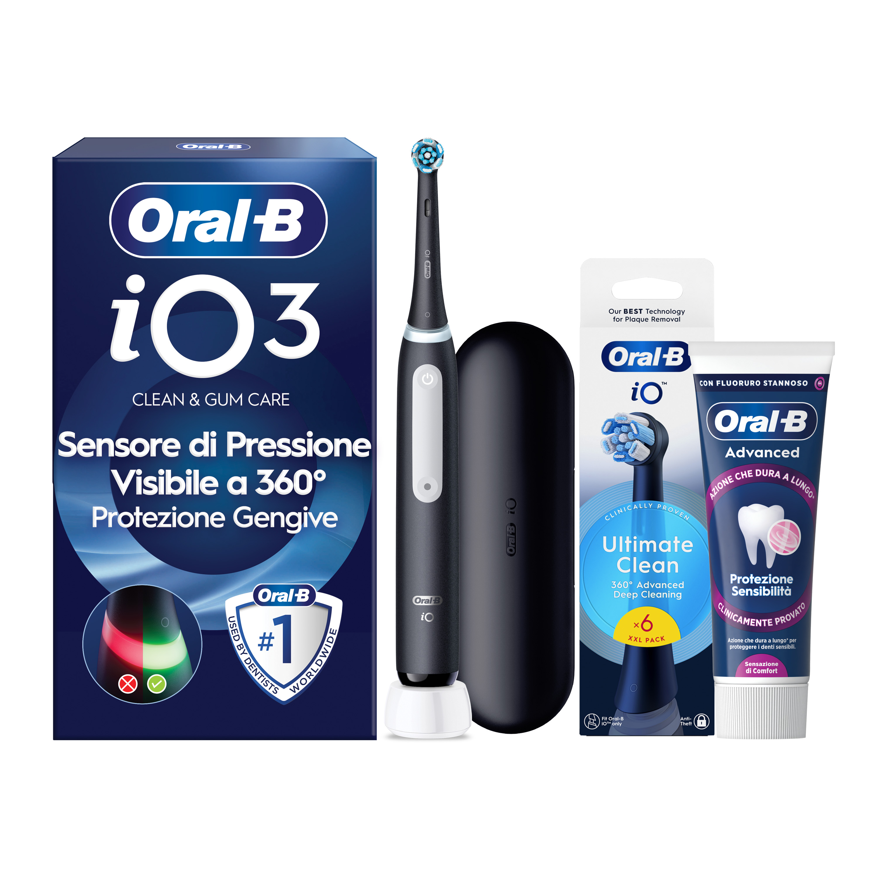 Oral-B Spazzolino Elettrico iO 3 Nero - Tecnologia Avanzata - Sensore di Pressione - Immagine 31