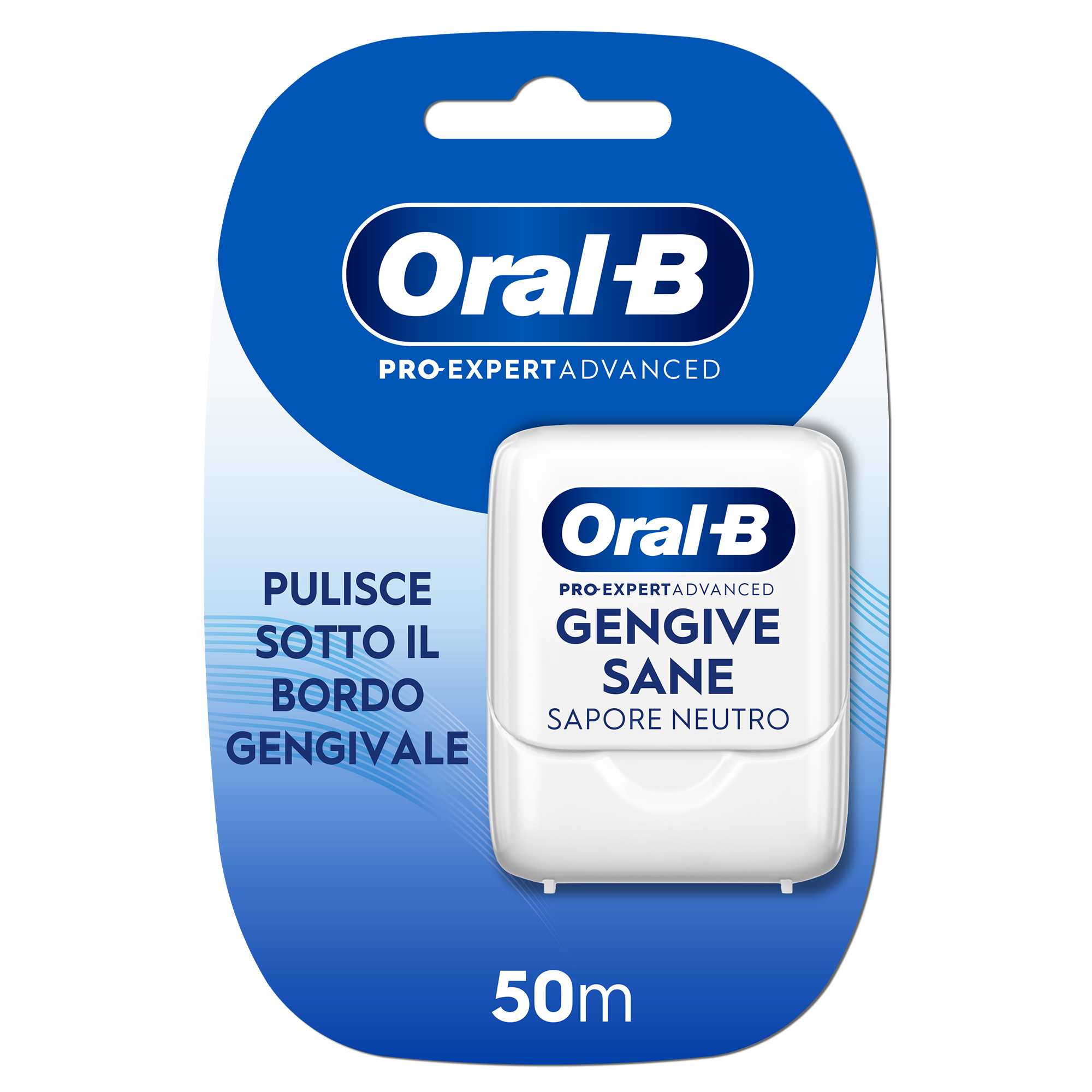 Oral-B Filo Interdentale Cerato Pro-Expert Advanced Gengive Sane. Sapore Neutro (50m)