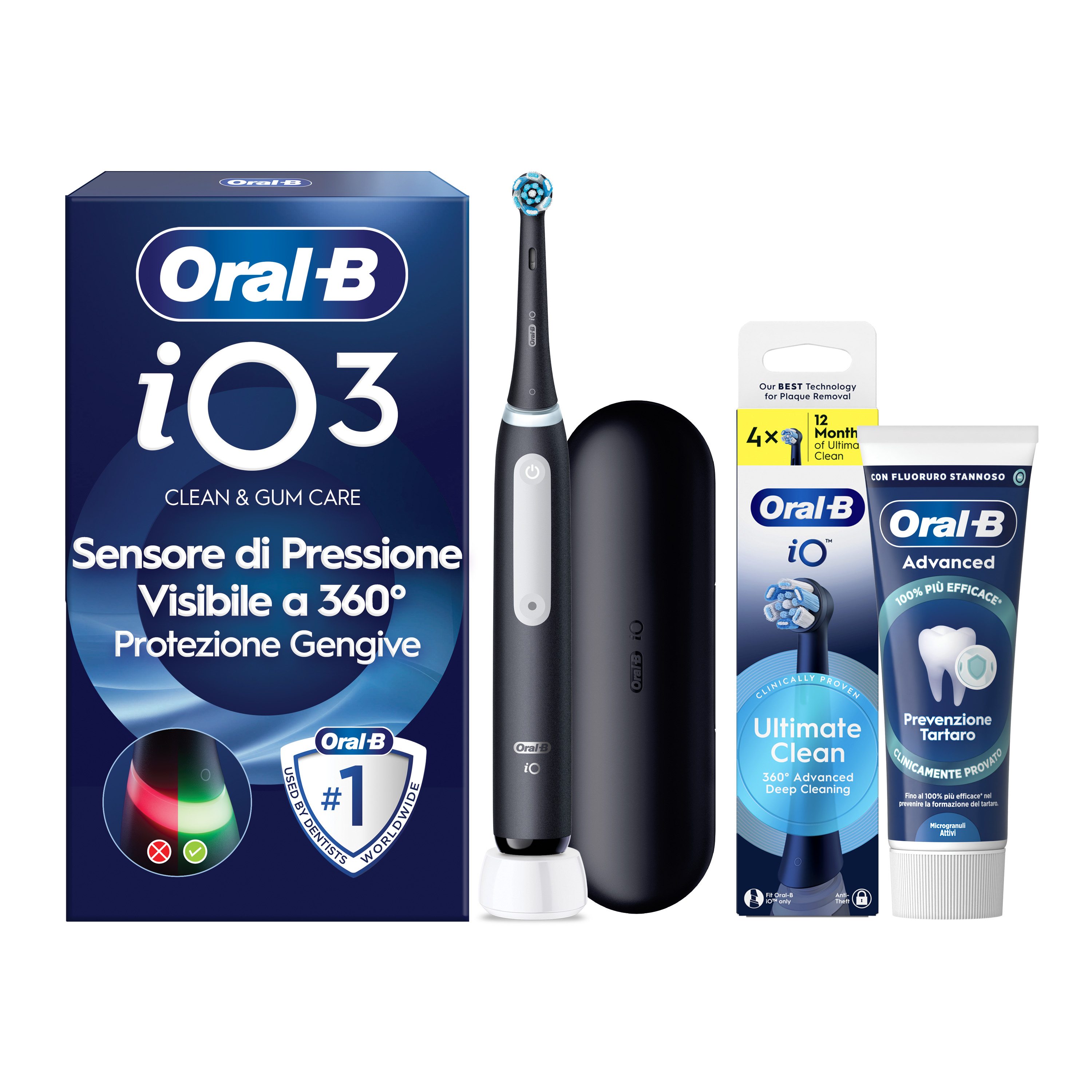 Oral-B Spazzolino Elettrico iO 3 Nero - Tecnologia Avanzata - Sensore di Pressione - Immagine 32