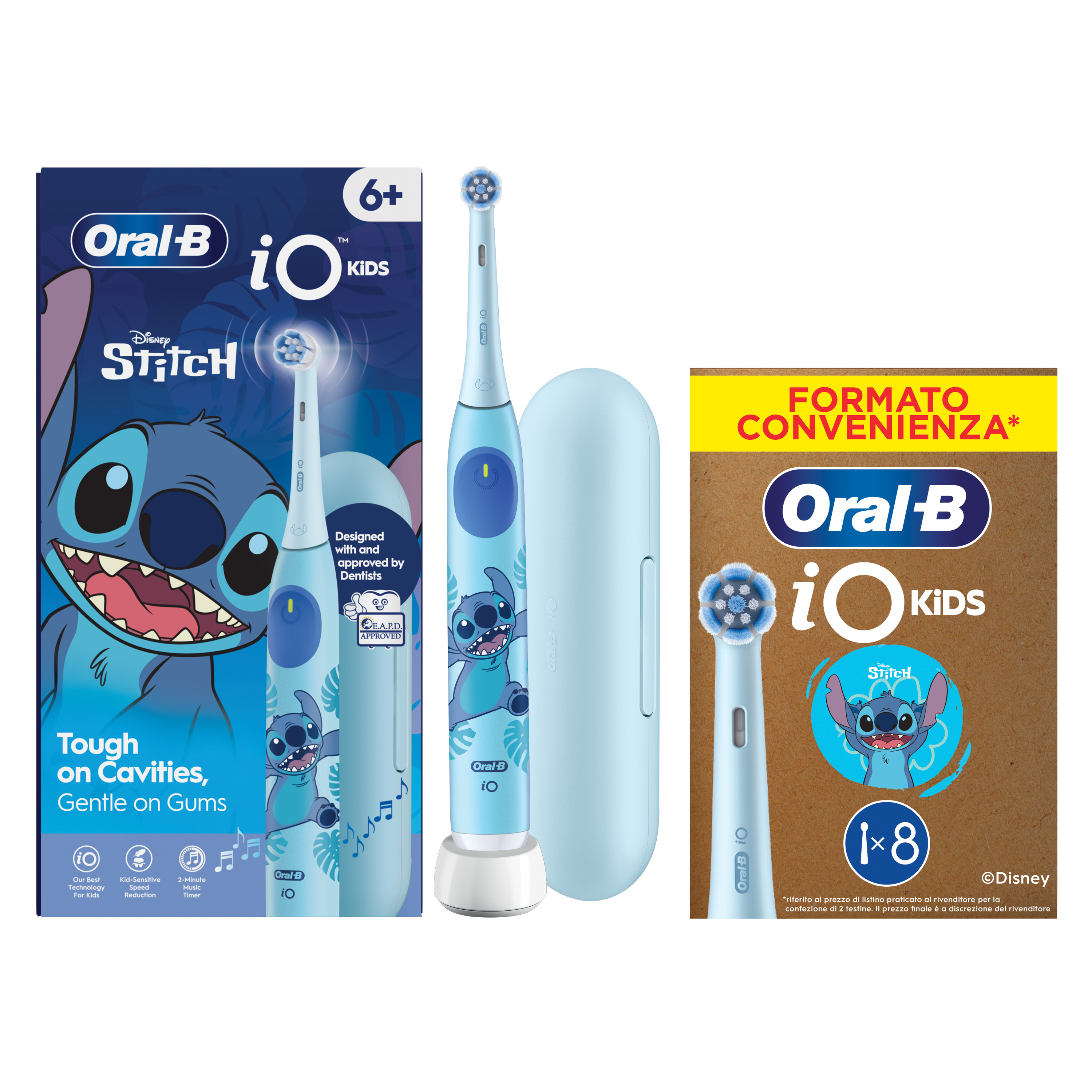 Oral-B iO Kids 6+ Spazzolino Elettrico Stitch Disney - Morbido - Rosa - Immagine 19