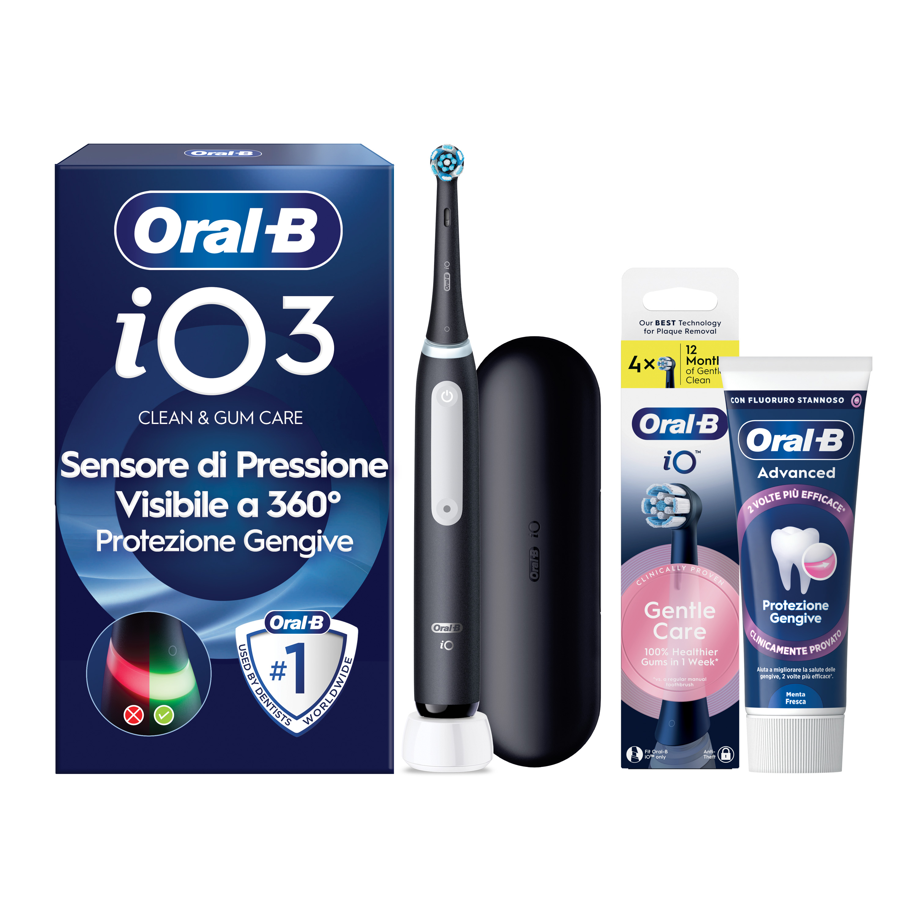 Oral-B Spazzolino Elettrico iO 3 Nero - Tecnologia Avanzata - Sensore di Pressione - Immagine 33