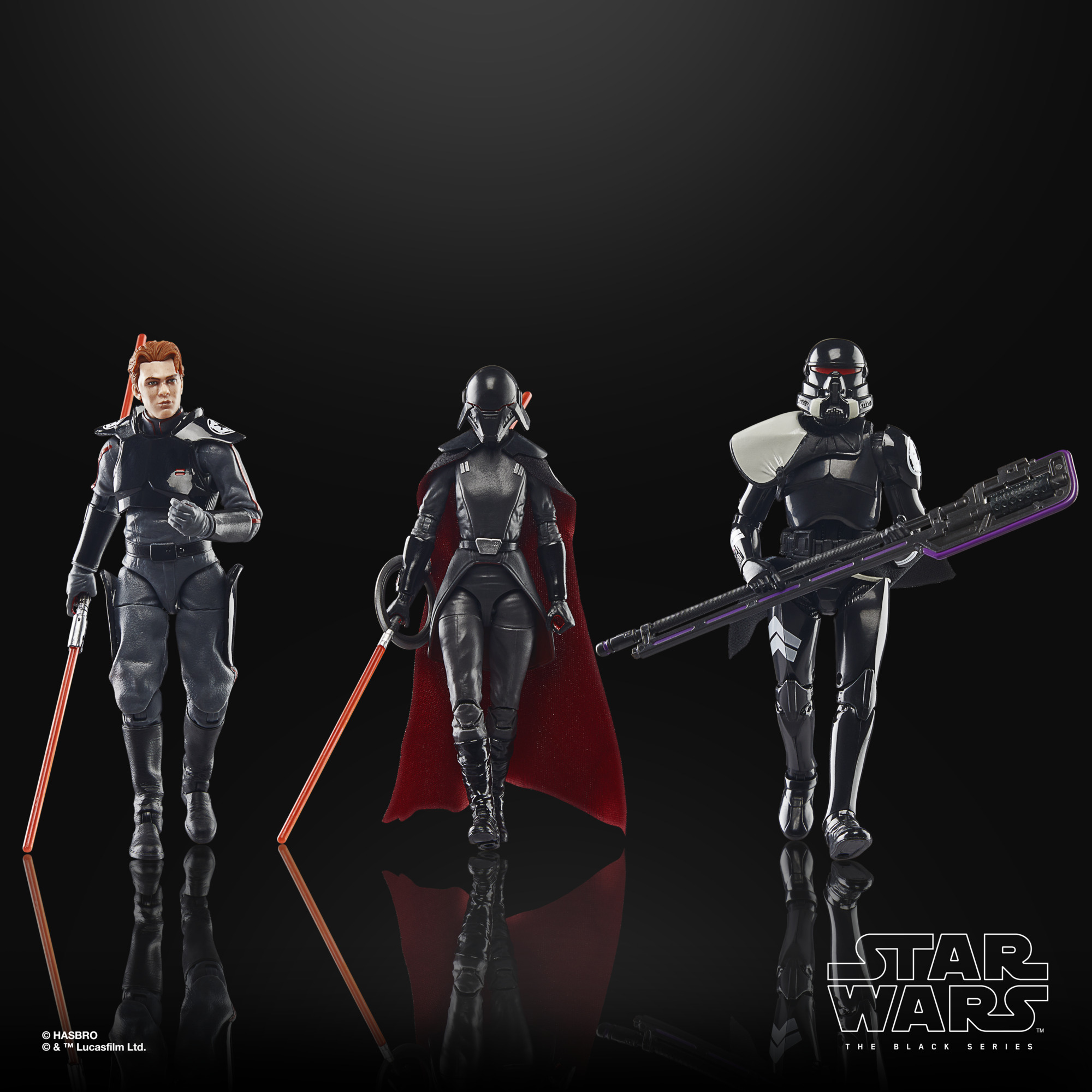 Star Wars The Black Series Gaming Greats Second Sister Cal Kestis Purge Trooper Star Wars Jedi Fallen Order 6 Inch Action Figure 3 Pack Hasbro Pulse