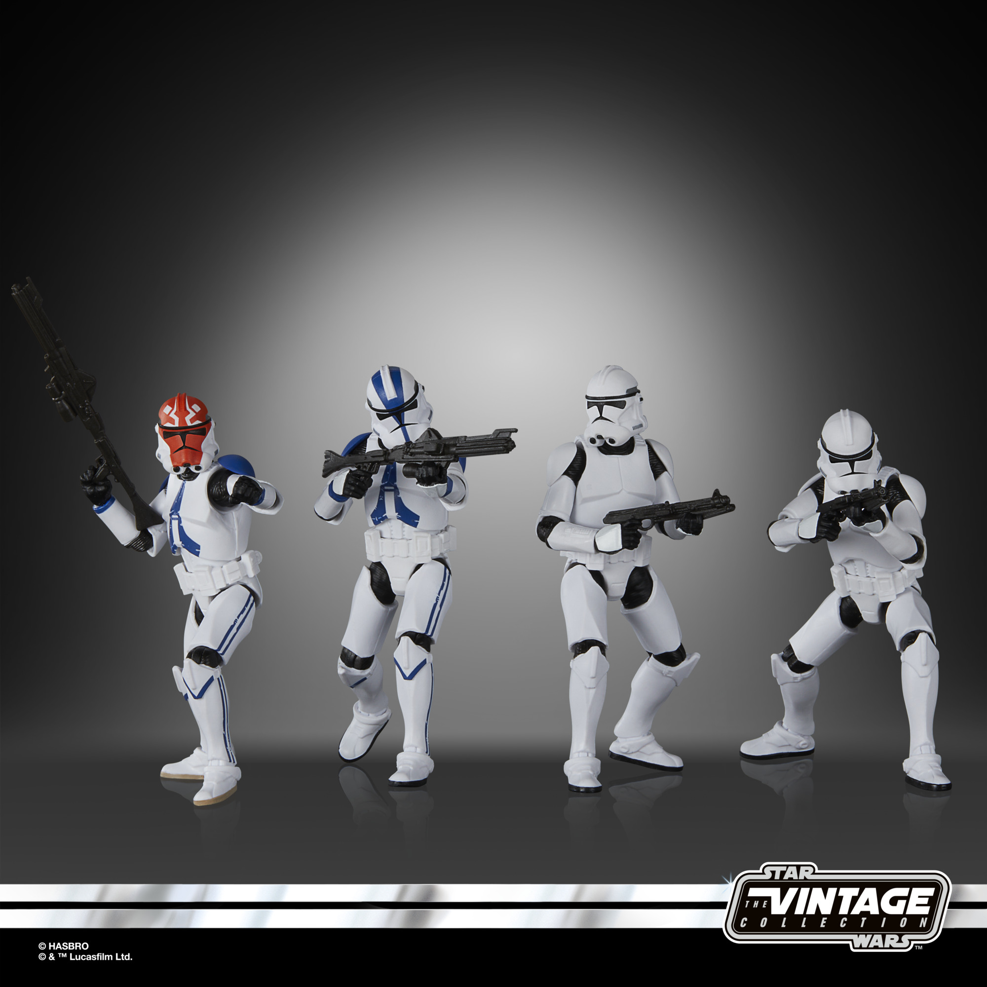 Star Wars The Vintage Collection: Phase II Clone Trooper 4-Pack (Star Wars:  Ahsoka)