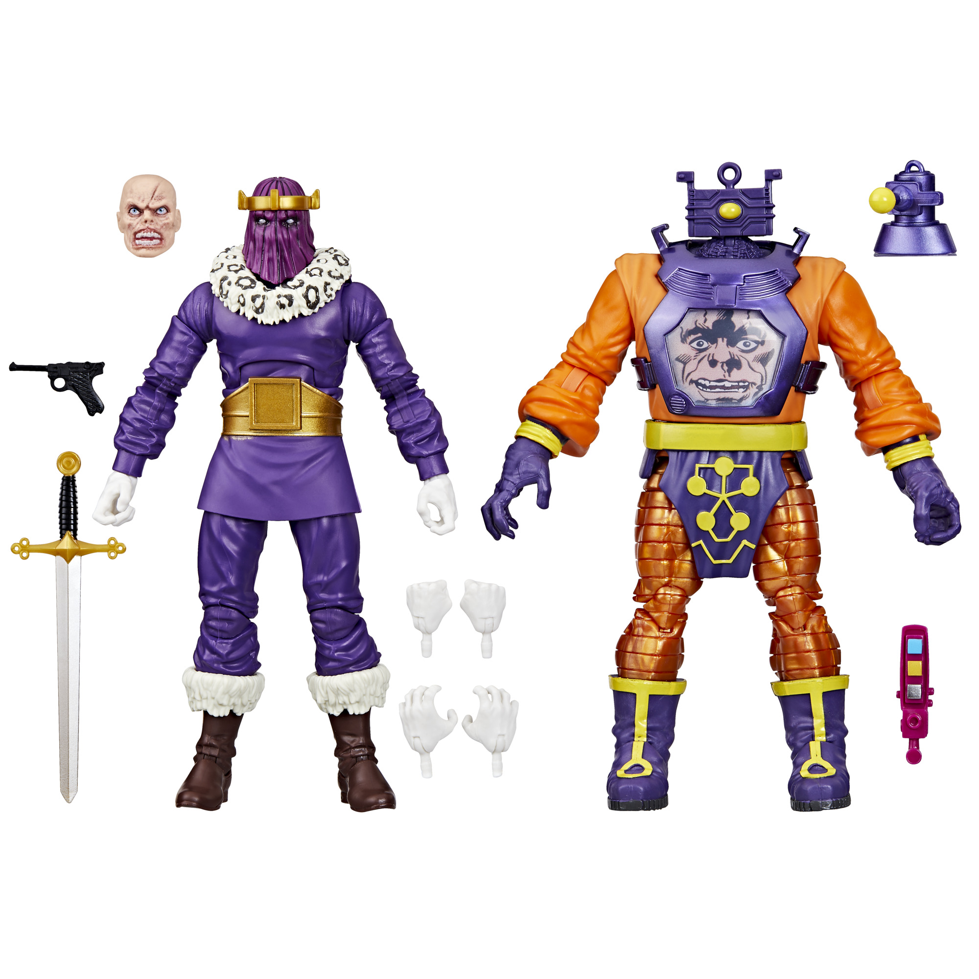 Marvel Legends Series Baron Zemo and Arnim Zola, Captain America ...