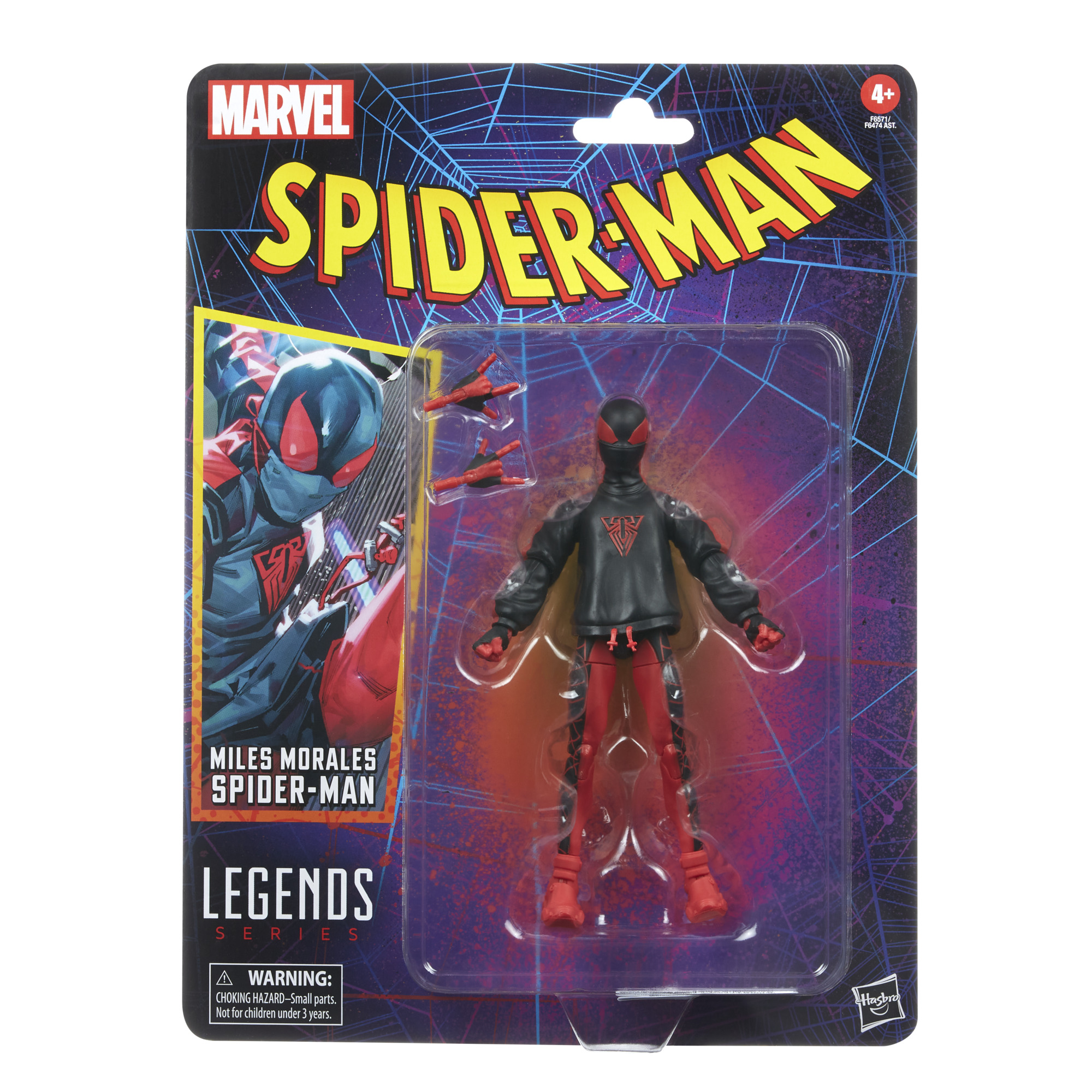 Miles Morales Action Figure Spider-Man Marvel offers Legends 6-Inch