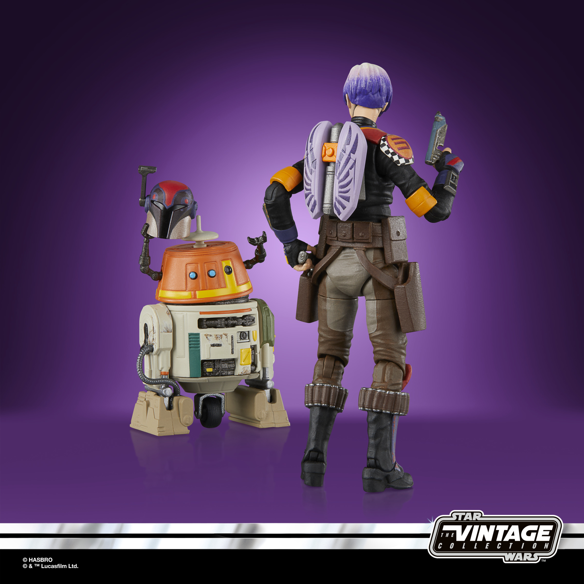 Star Wars The Vintage Collection Sabine Wren & Chopper (C1-10P), Star Wars  Rebels Deluxe 3.75 Inch Collectible Action Figure 2-Pack | Hasbro Pulse