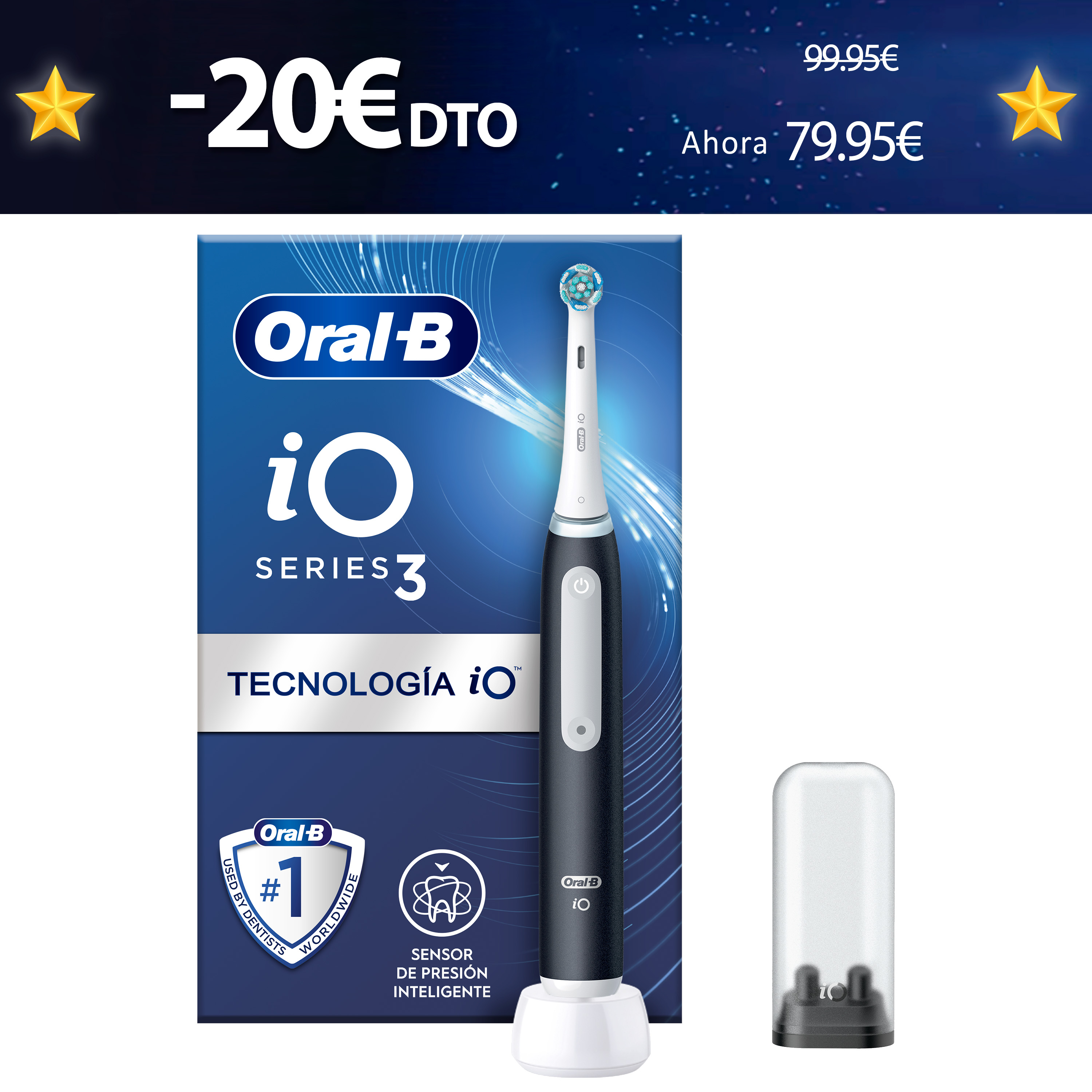 Oral-B iO 3 Cepillo Eléctrico con 1 Recambio