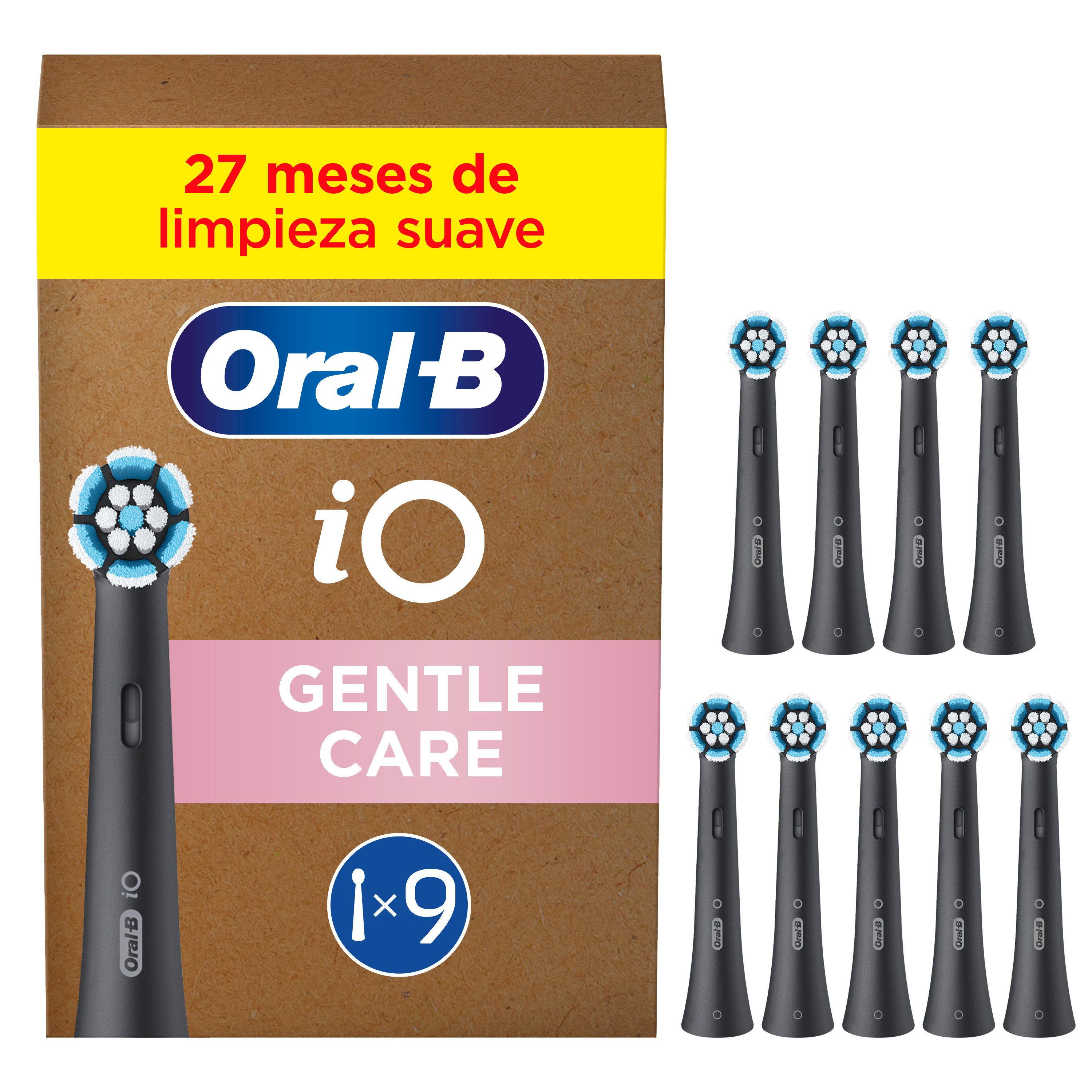 Oral-B iO Recambios Gentle Care - Pack de 9