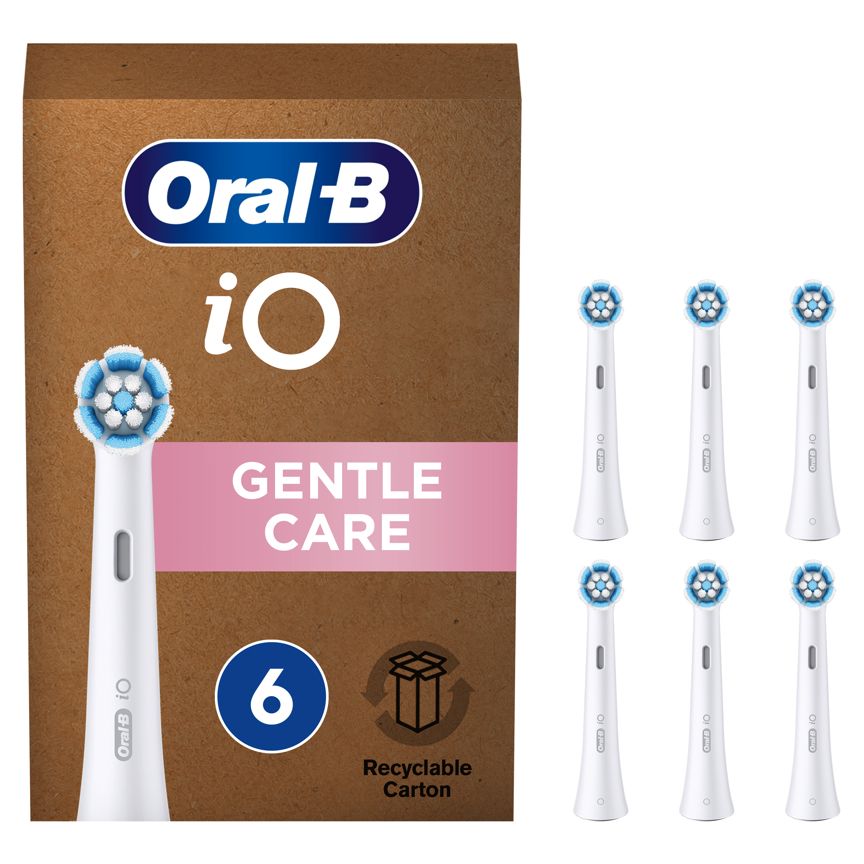 Recambio 2 cabezales cepillo Oral-B IO Gentle Care 90750067