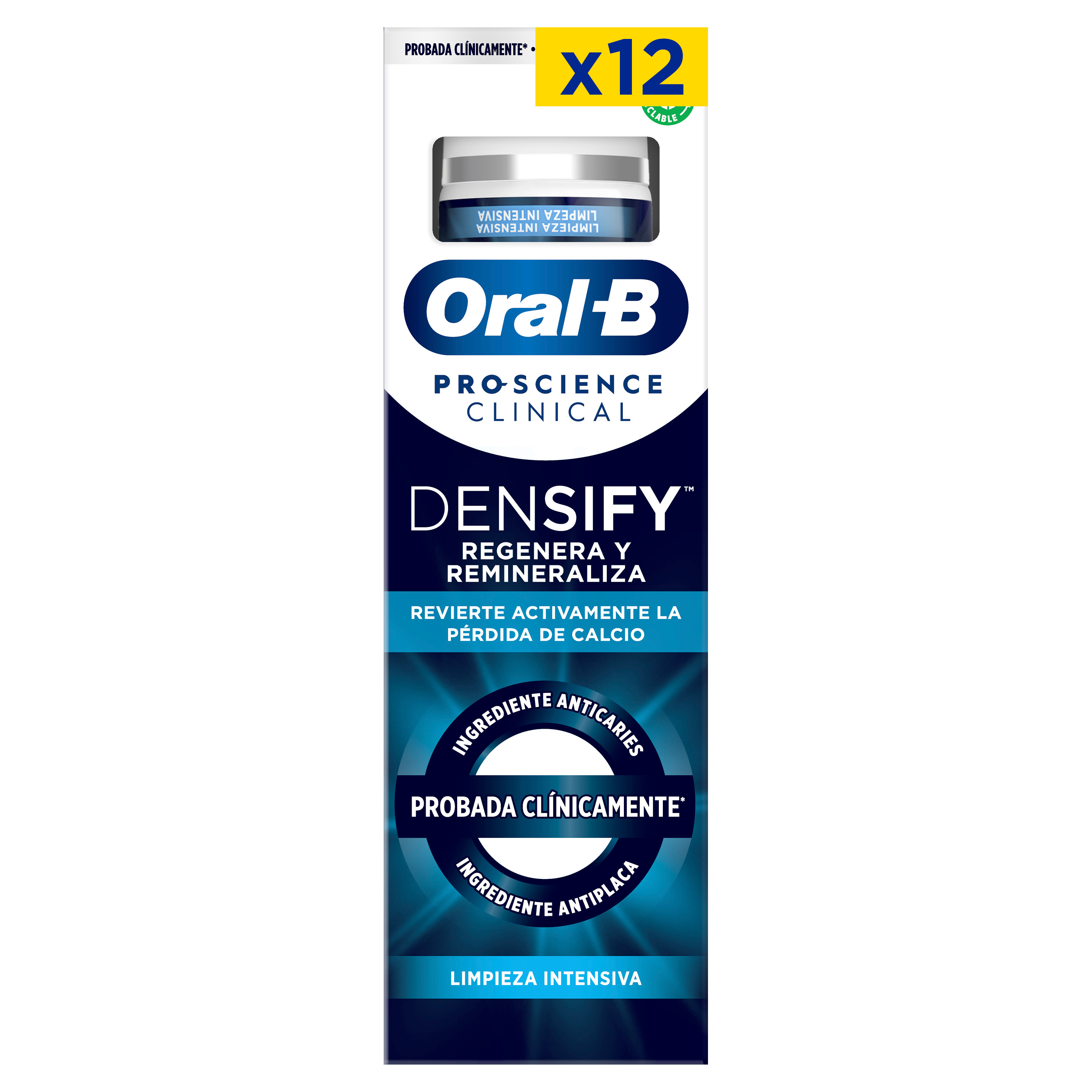 Oral-B Pasta De Dientes Densify Regenera Limpieza Intensiva - Pack De ...