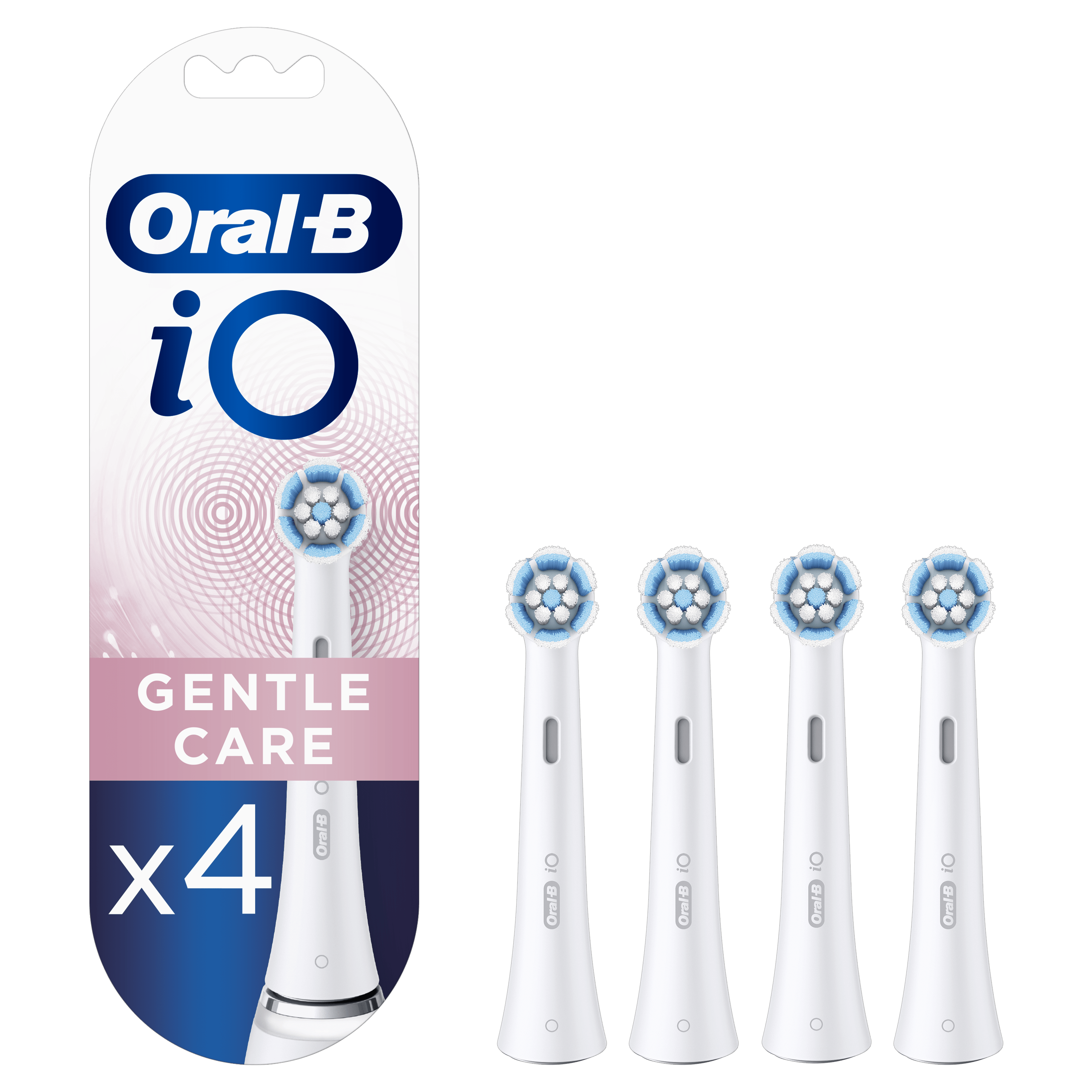 Oral-B iO Recambios Gentle Care en Blanco- Pack de 4