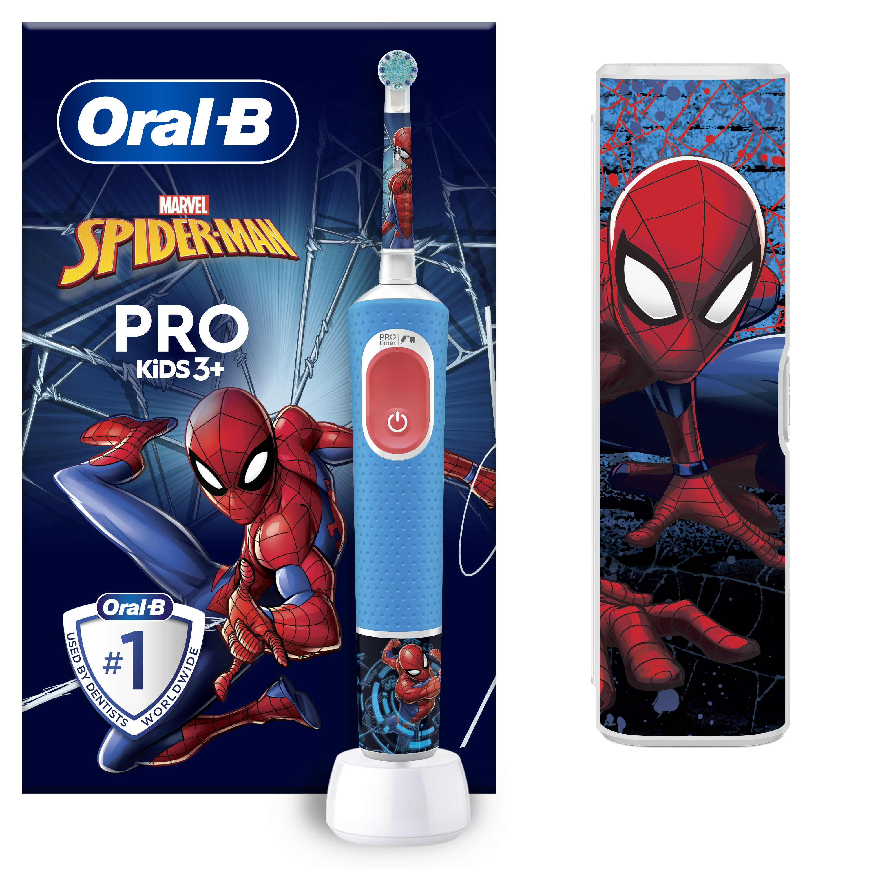 Oral-B Pro Kids Spiderman Cepillo Eléctrico con 1 Cabezal
