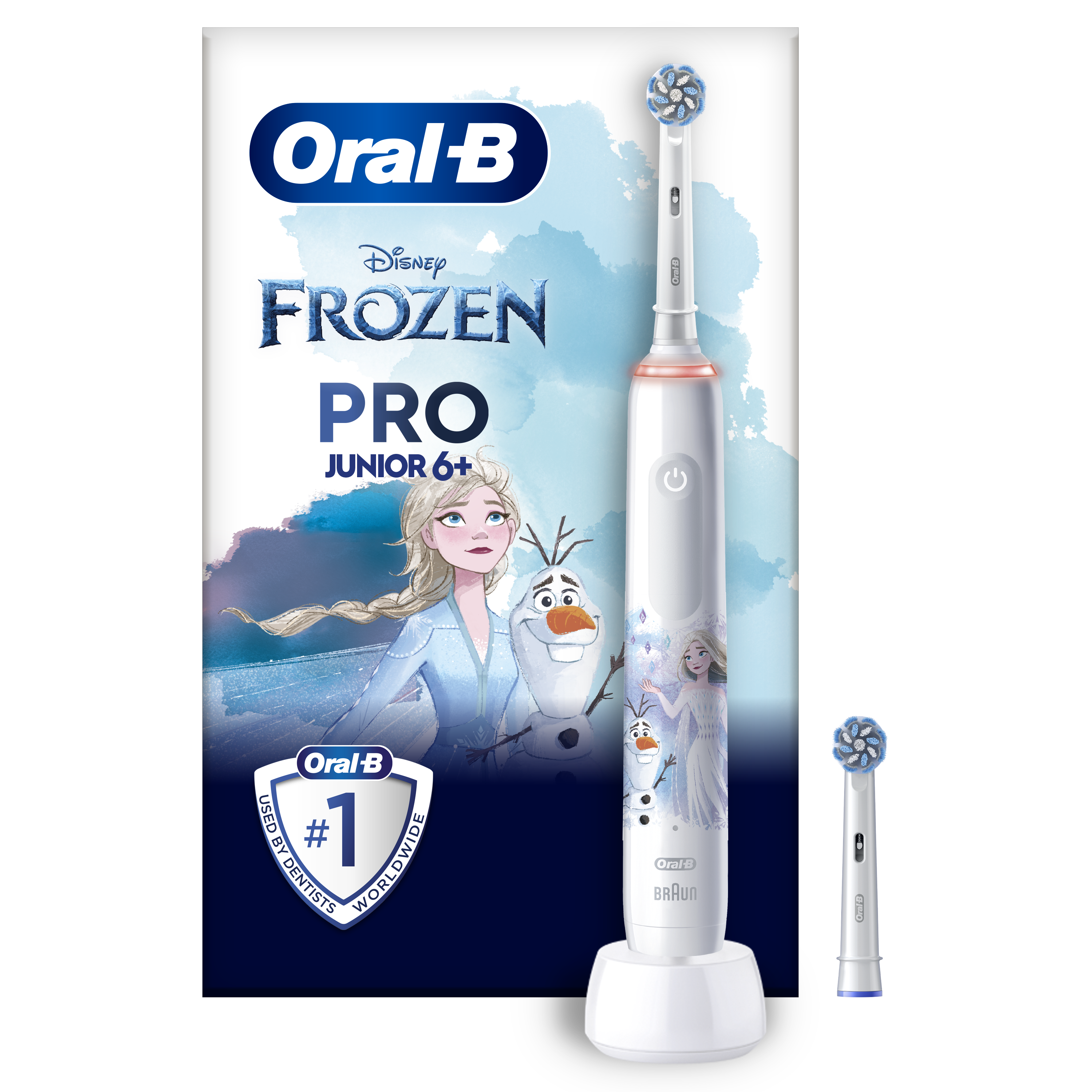 Oral-B Pro3 Junior Frozen Cepillo Eléctrico con 2 Recambios