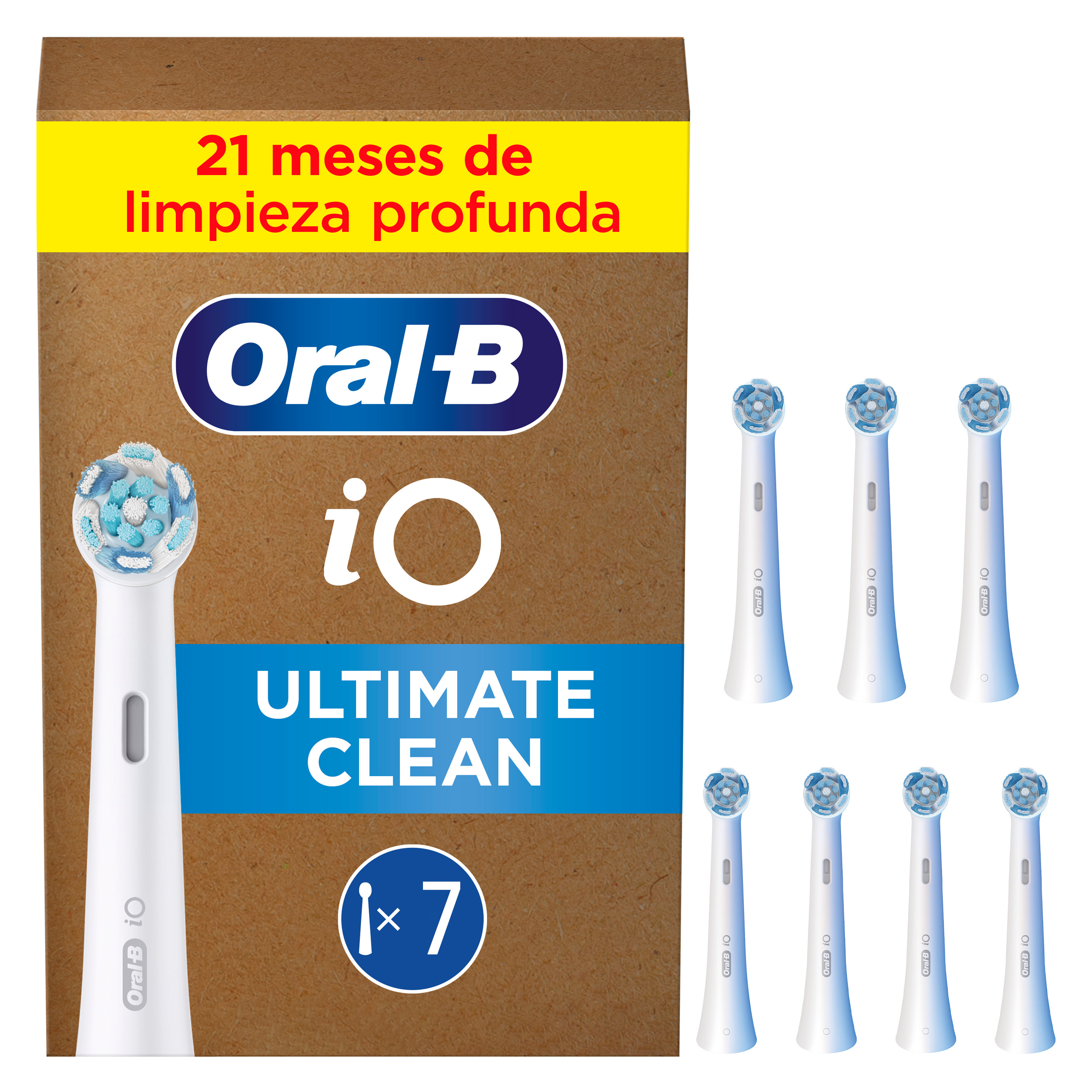 Oral-B iO Recambios Ultimate Clean - Pack de 7
