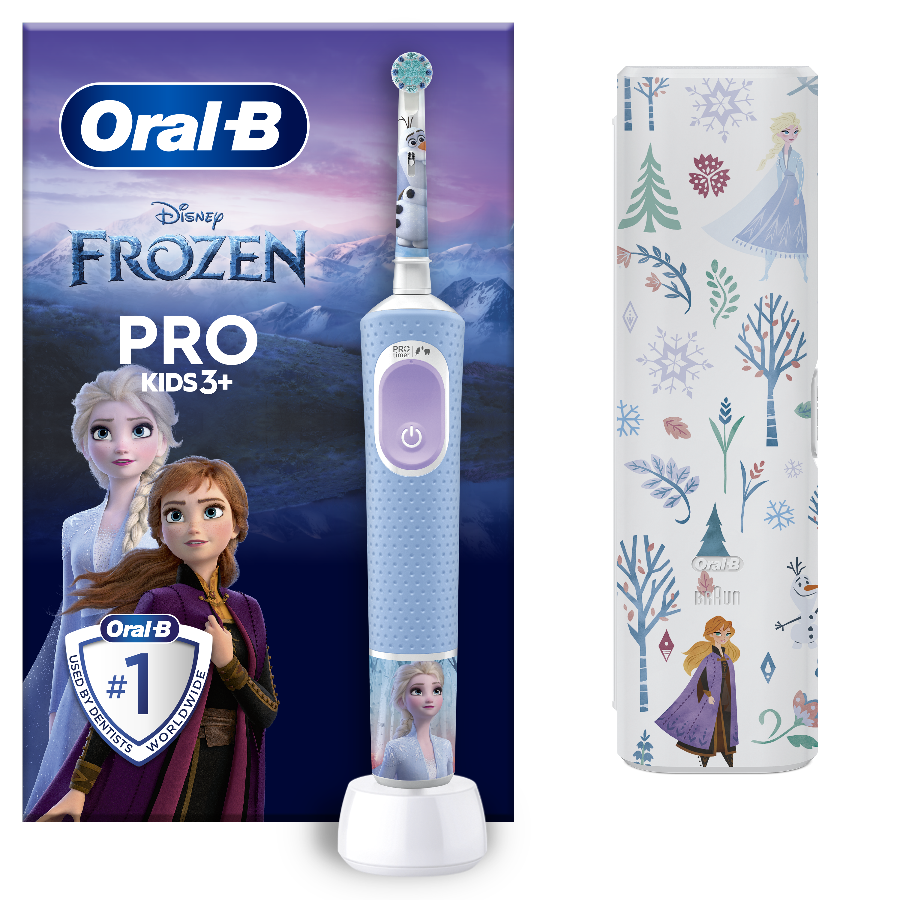 Oral-B Pro Kids Frozen Cepillo Eléctrico con 1 Cabezal