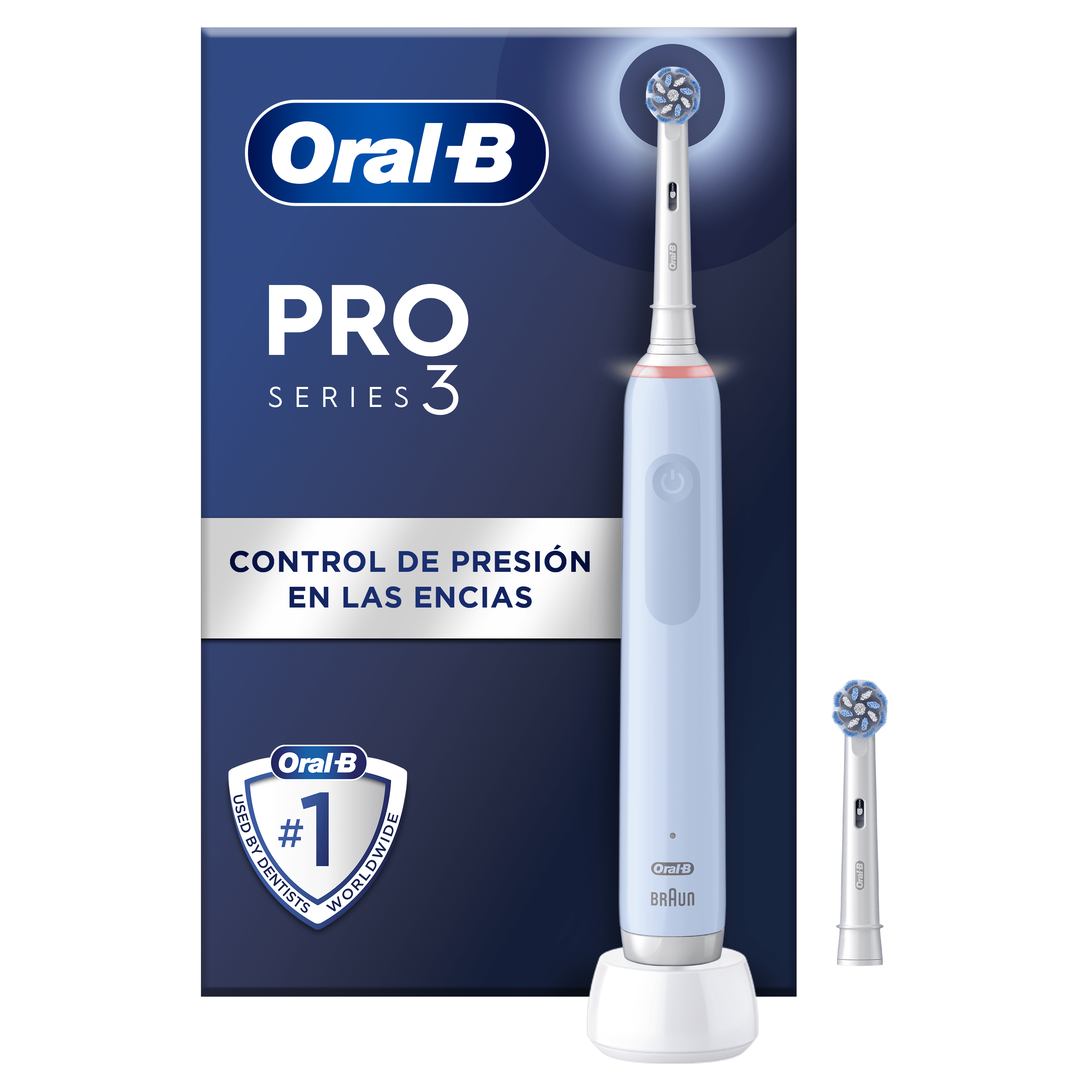 Oral-B Pro 3 Cepillo Eléctrico con 2 Recambios