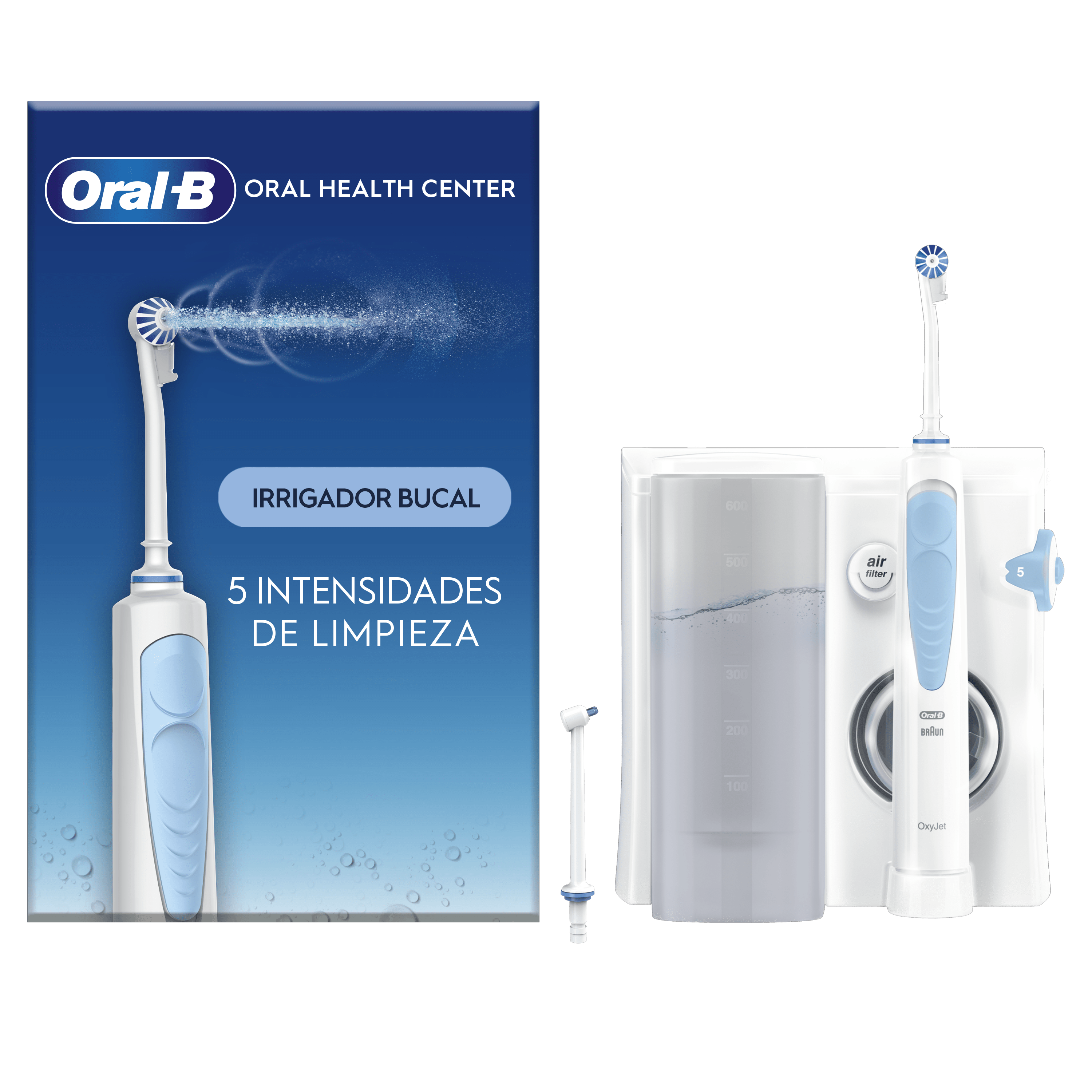 Cepillo Dental ORAL-B Pro 1 Blanco + Oxyjet Irrigador