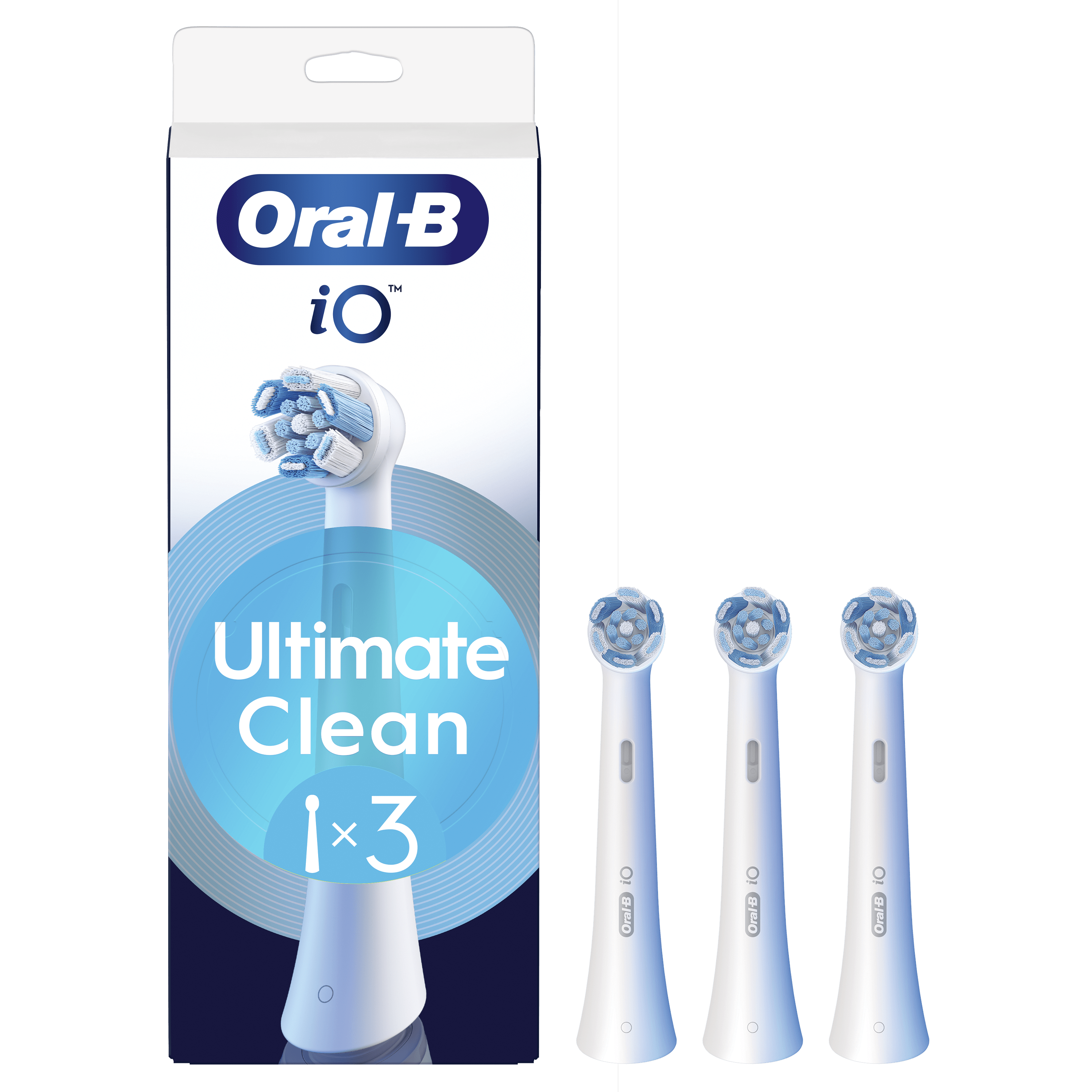 Oral-B iO Recambios Ultimate Clean - Pack de 3