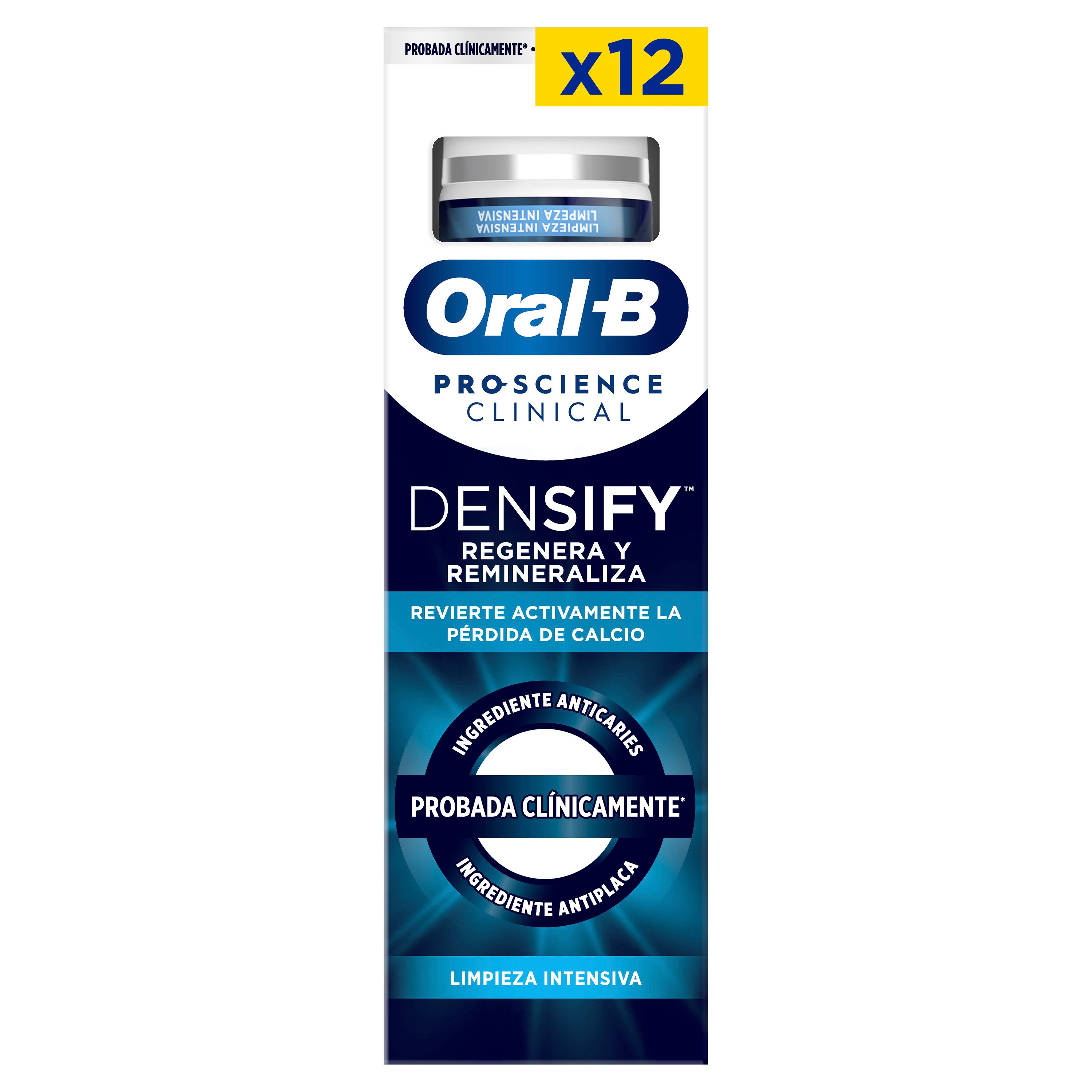 Oral-B Pasta de Dientes Densify Regenera Limpieza Intensiva - Pack de 12