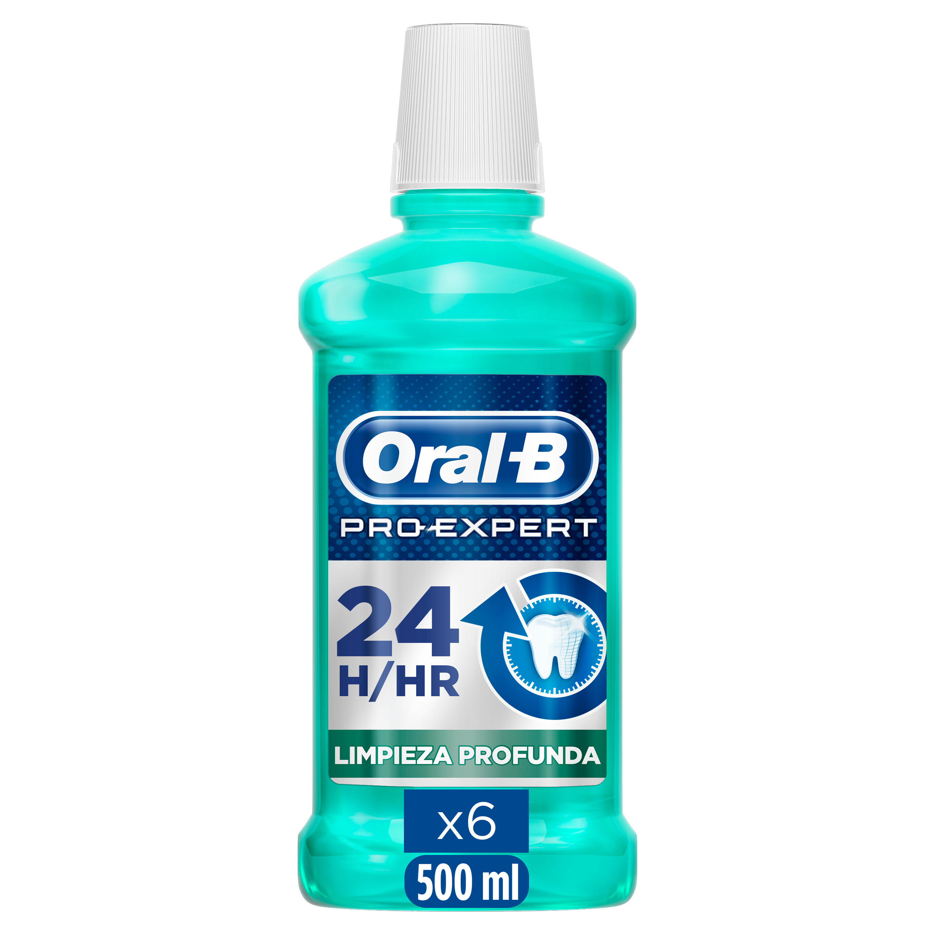 Oral-B Enjuague Bucal Pro-Expert de Limpieza Profunda - Pack de 6