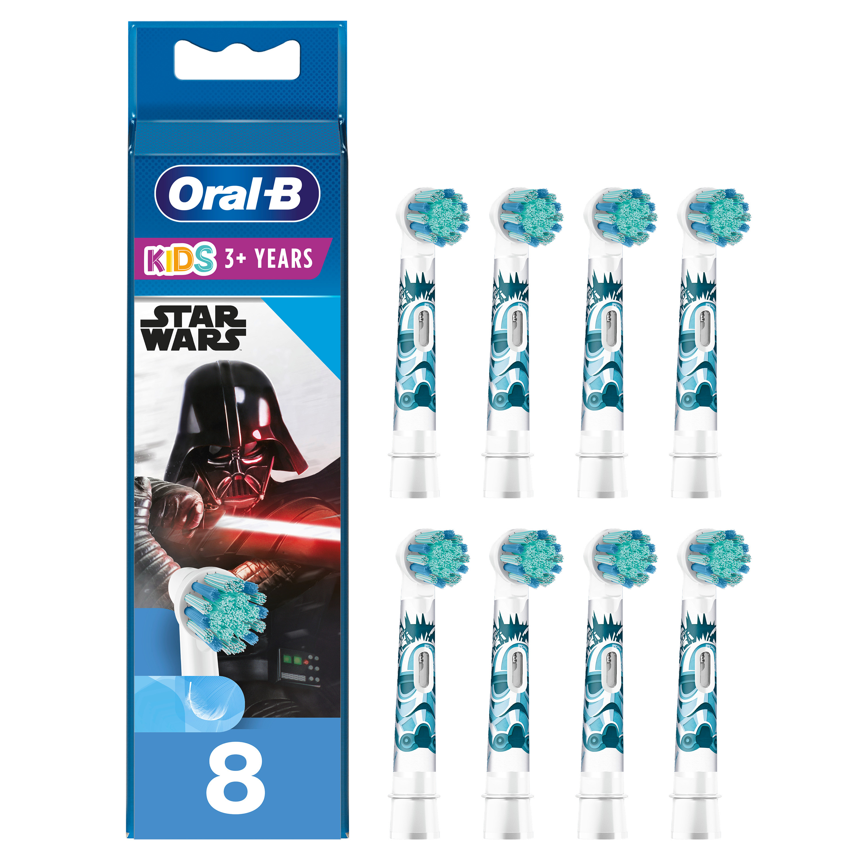 Oral-B Recambios para Niños Star Wars - Pack de 8