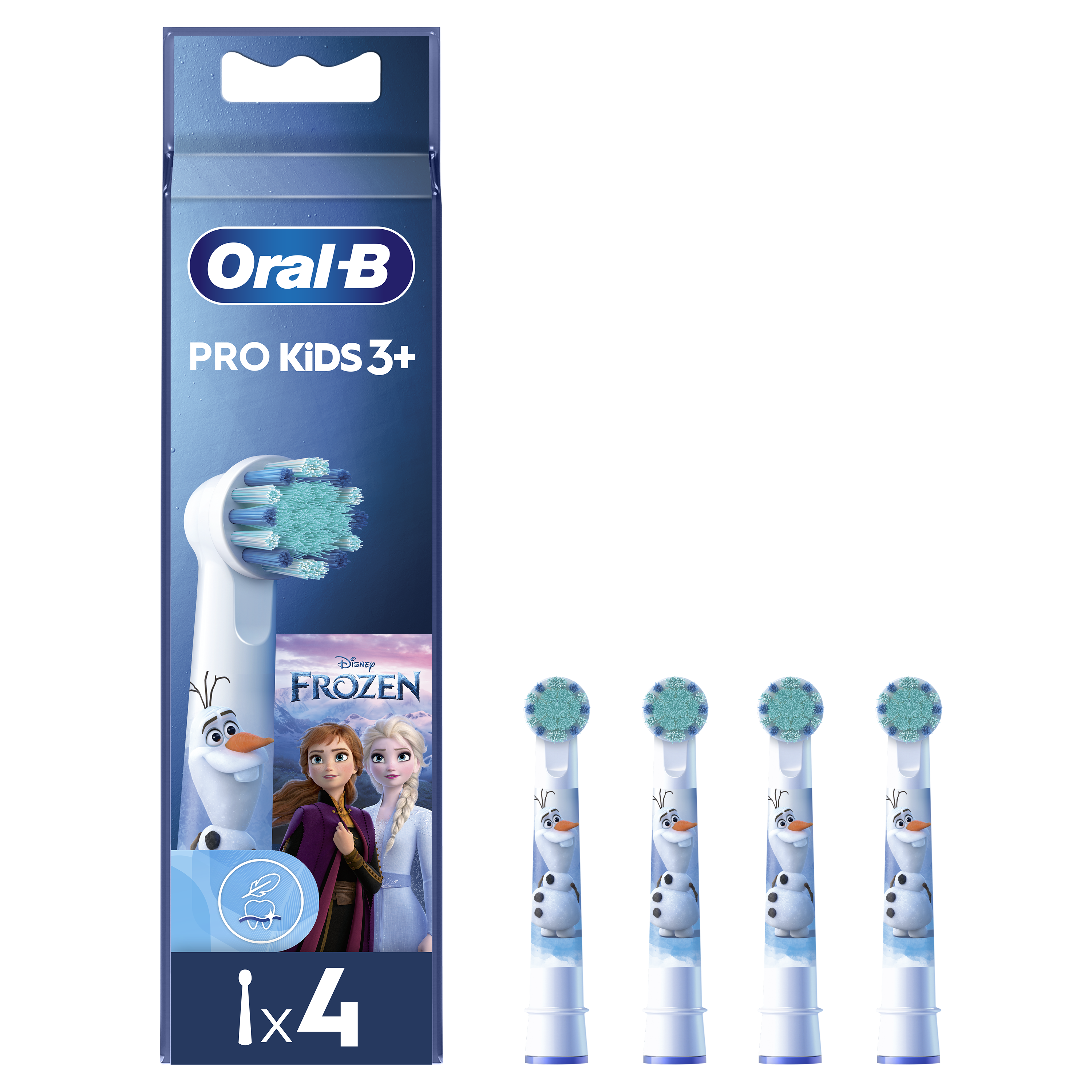 Oral-B Recambios para Niños Frozen - Pack de 4