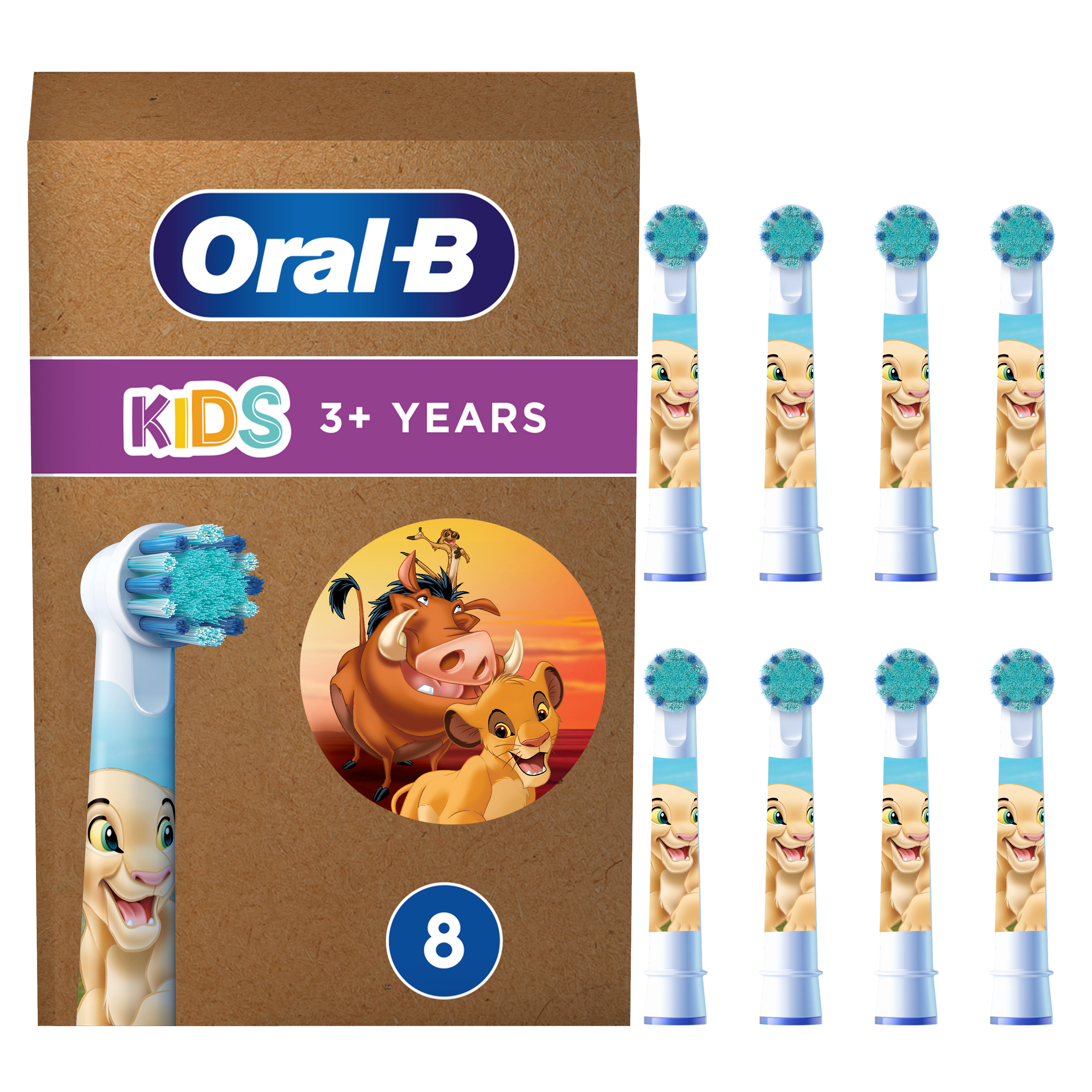 Oral-B Recambios para Niños Rey León - Pack de 12