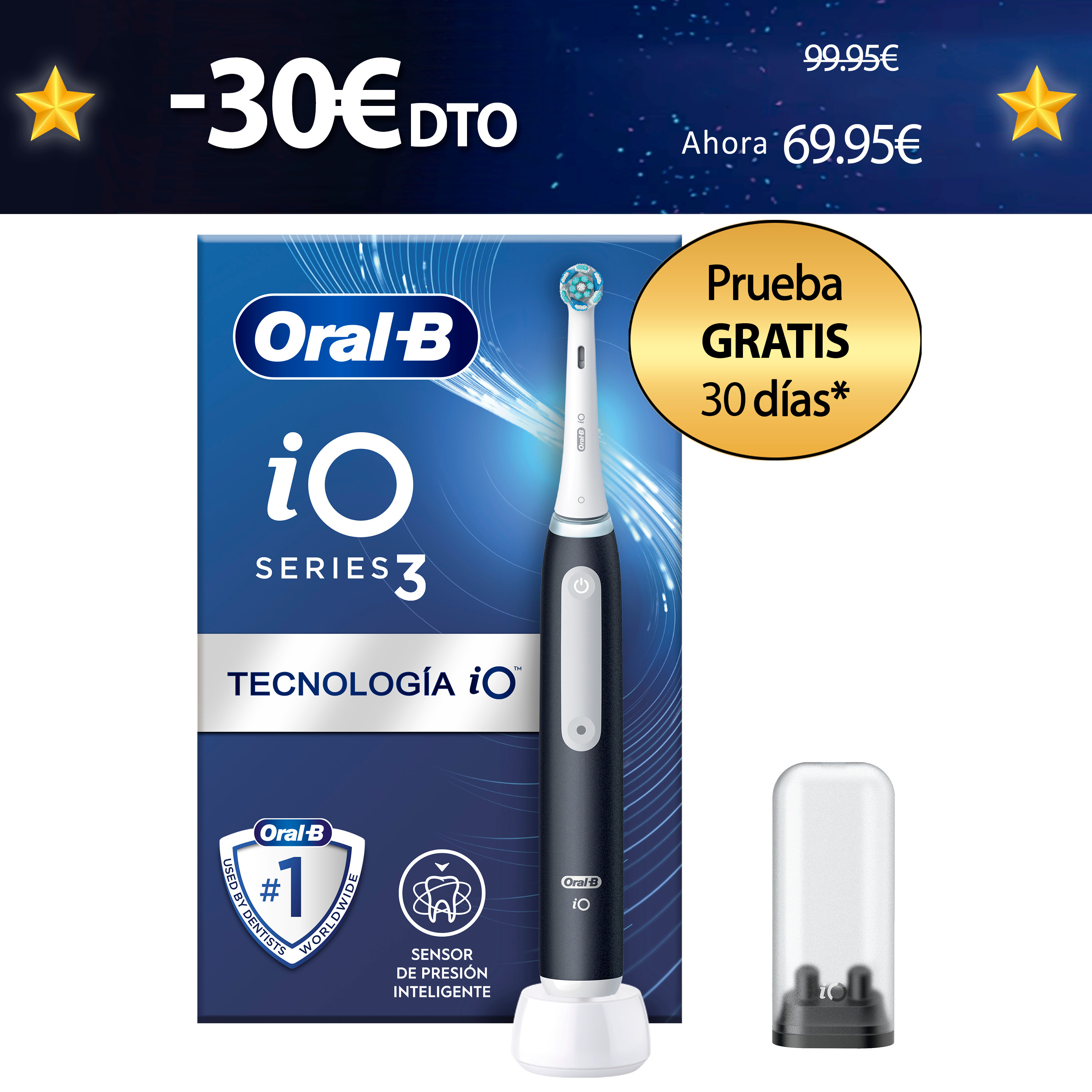 Oral-B iO 3 Cepillo Eléctrico con 1 Recambio